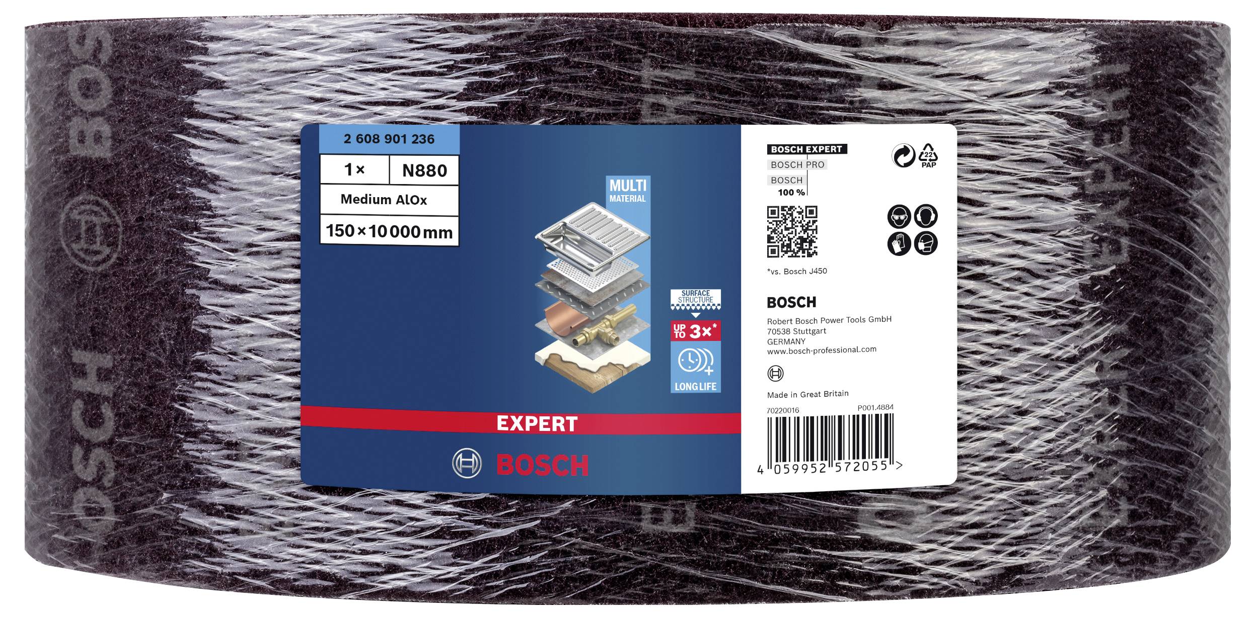 Bosch Accessories EXPERT N880 2608901236 Vliesband 10m