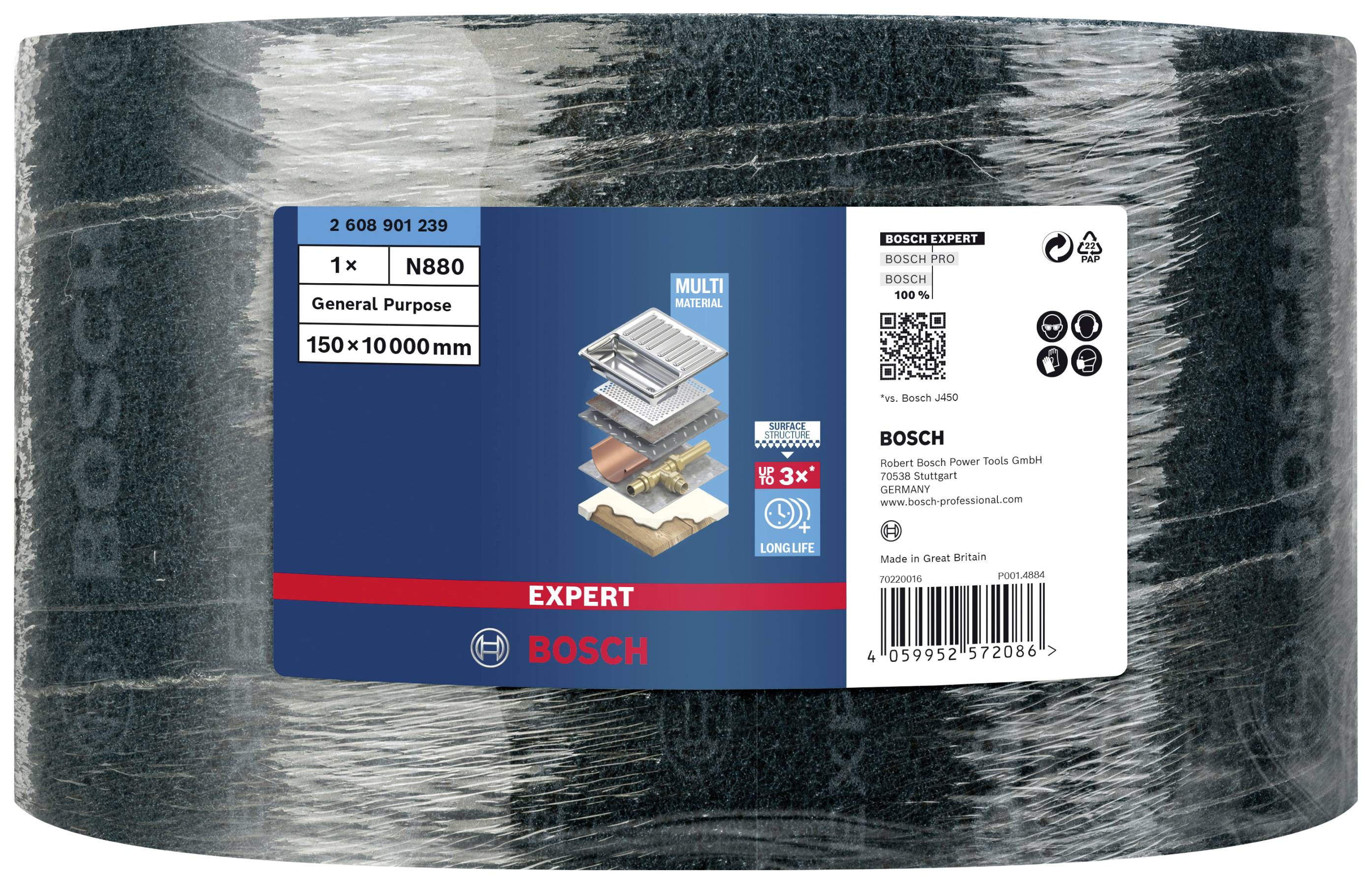 Bosch Accessories EXPERT N880 2608901239 Vliesband 10m