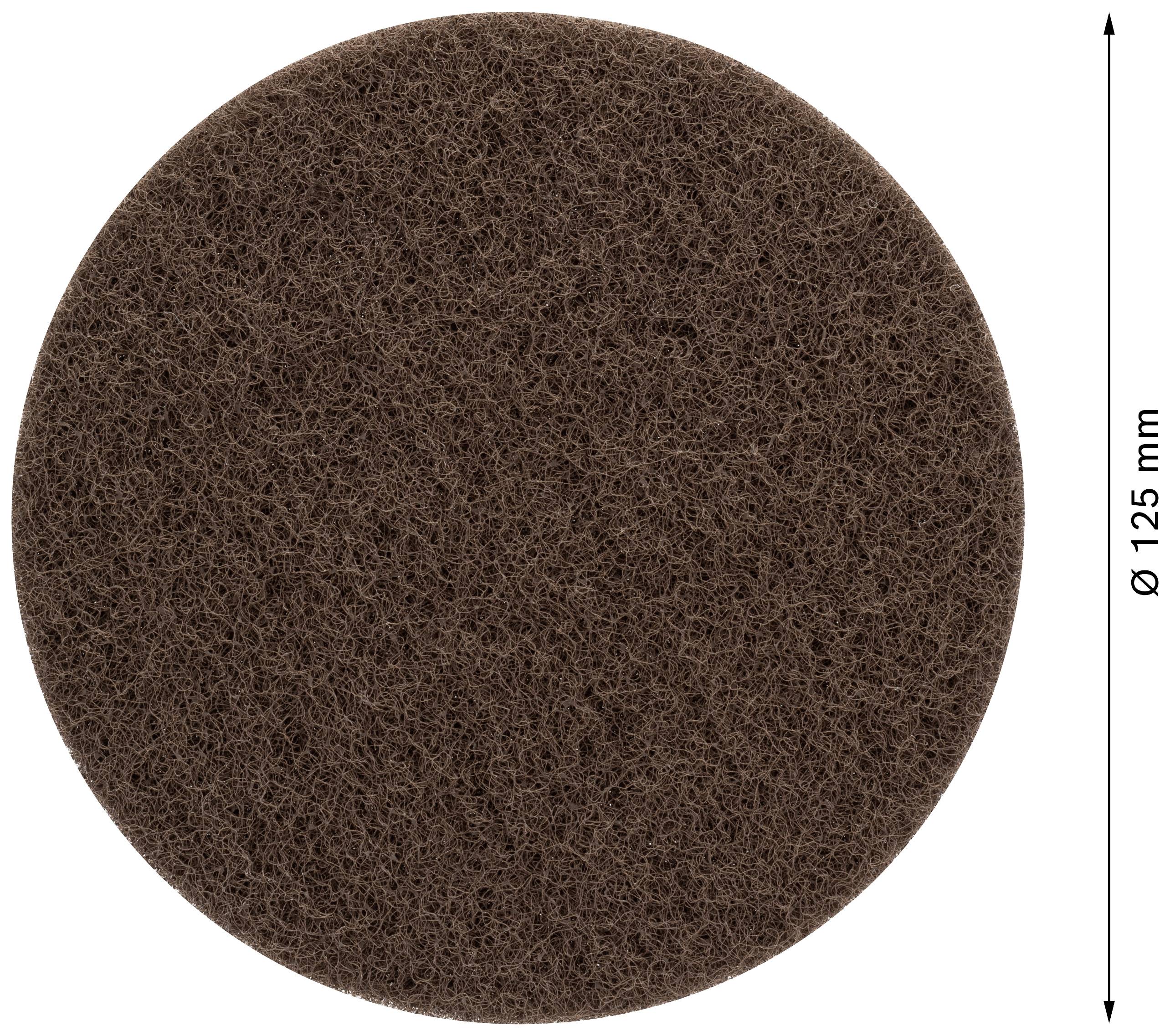 Bosch Accessories 2608901386 EXPERT N880 Vliesscheibe für Exzenterschleifer, 125 mm, mittel, 5-tlg. 5St.