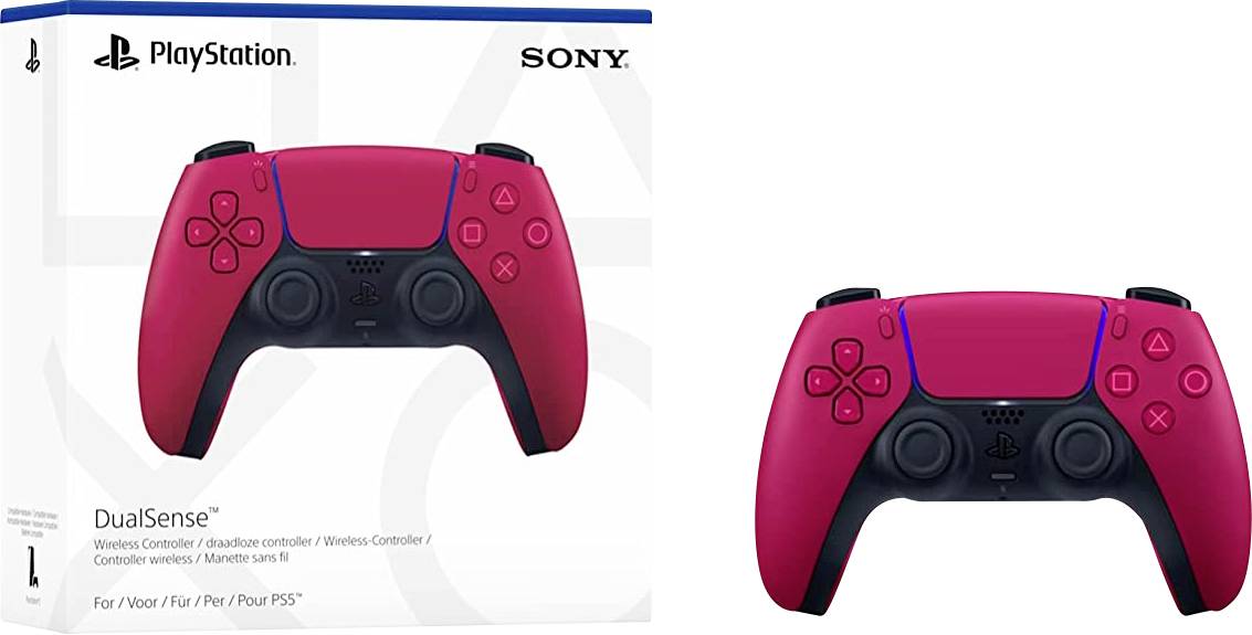 Sony DUALSENSE WIRELESS CONTROLLER COSMIC RED Gamepad PlayStation 5 Rot