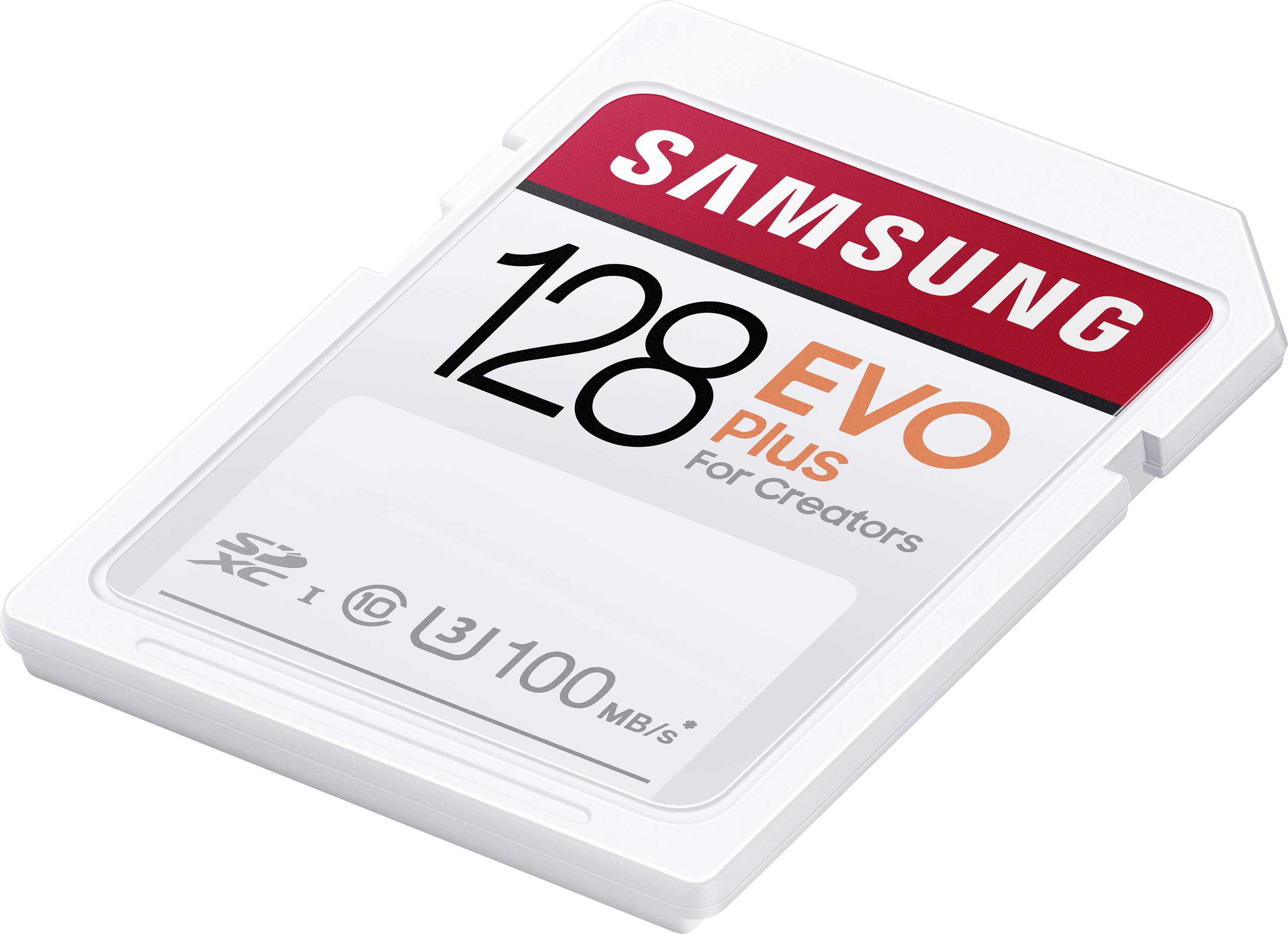 Samsung EVO Plus SDXC-Karte 128GB UHS-I Wasserdicht, stoßsicher