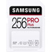 Carte SDXC Samsung Pro Plus 256 GB UHS-I étanche, résistance aux chocs