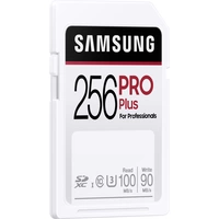 Samsung Pro Plus SDXC-Karte 256GB UHS-I Wasserdicht, stoßsicher Samsung Pro Plus SDXC-Karte 256GB UHS-I Wasserdicht, stoßsicher