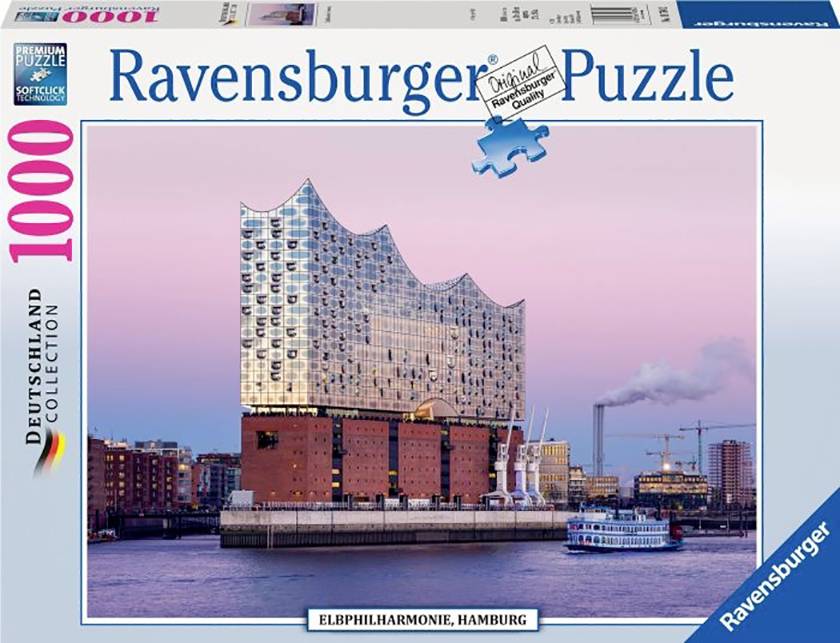 Pz. Elbphilharmonie Hamburg 1000T 19784 Ravensburger 19784 Puzzle: Elbphilharmonie Hamburg 1000 Teile 1 St.