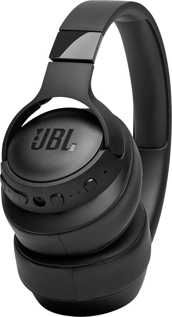 JBL Tune 760NC Over Ear Kopfhörer Bluetooth®, kabelgebunden Schwarz Noise Cancelling Faltbar