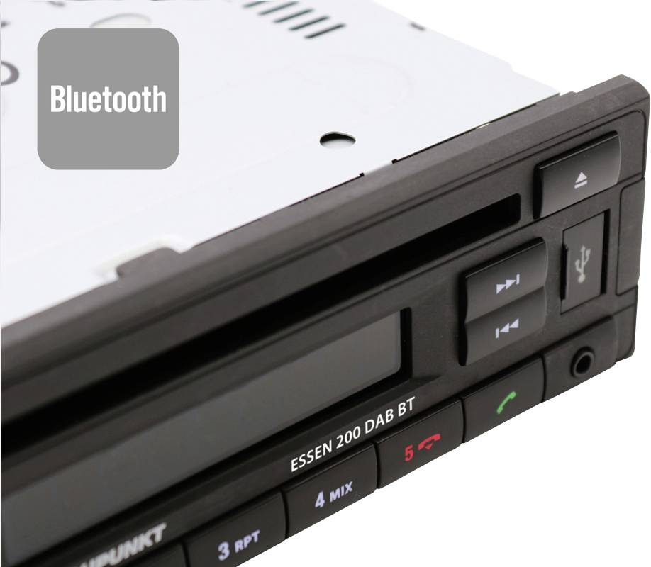 Blaupunkt Essen 200 DAB BT Autoradio Bluetooth®-Freisprecheinrichtung, DAB+ Tuner