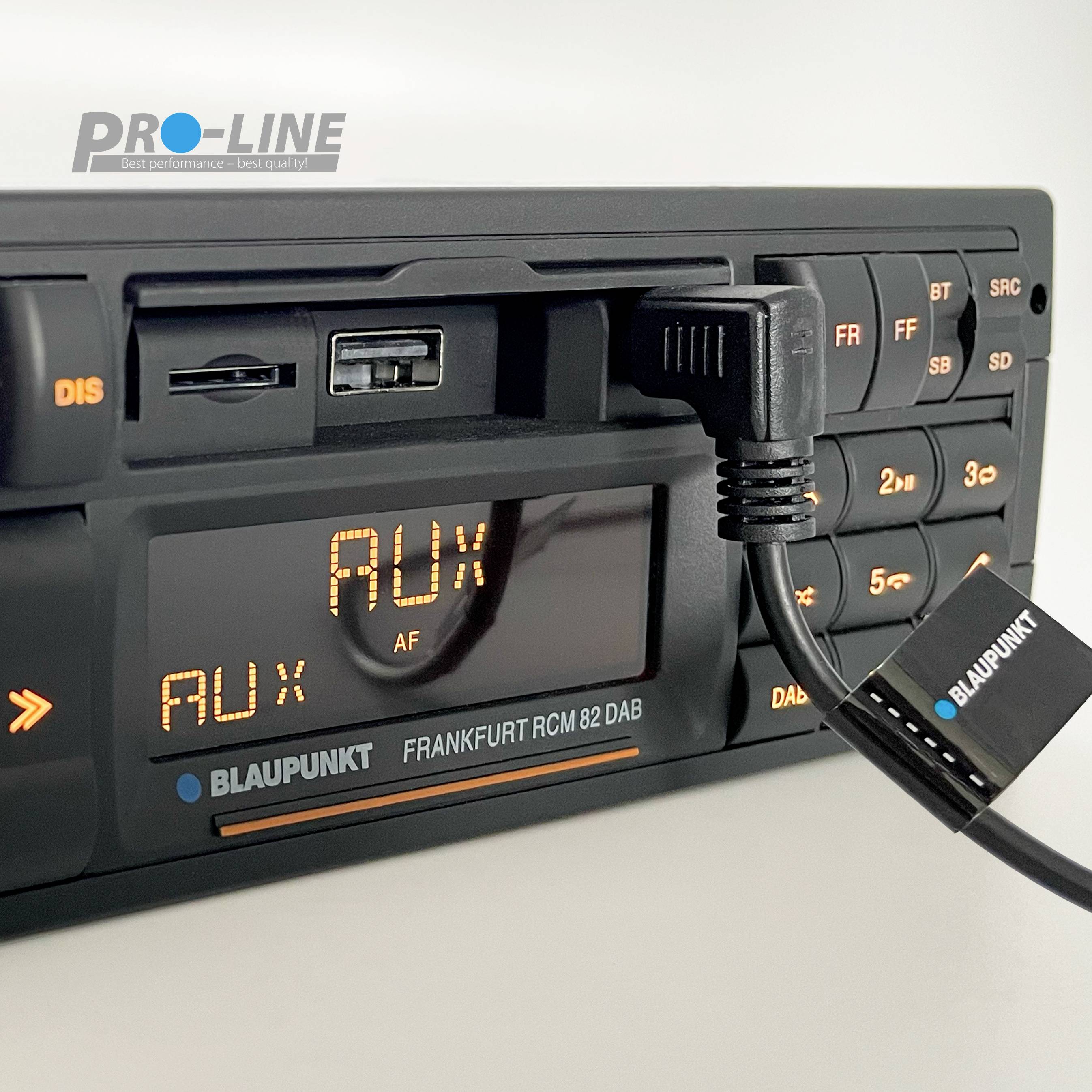 Blaupunkt Frankfurt RCM 82 Autoradio Anschluss für Lenkradfernbedienung, Bluetooth®-Freisprecheinrichtung, DAB+ Tuner