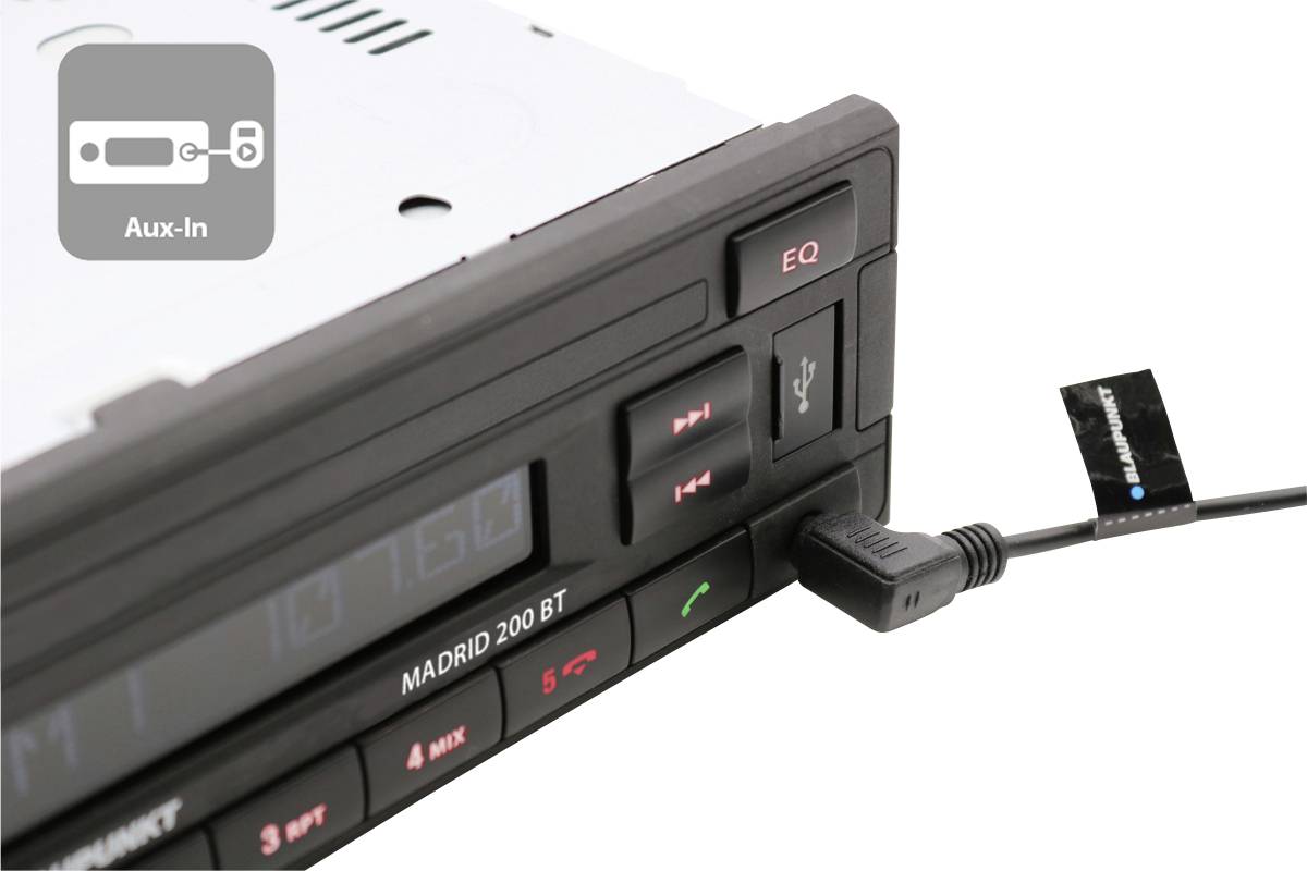 Blaupunkt Madrid 200 BT Autoradio Bluetooth®Freisprecheinrichtung