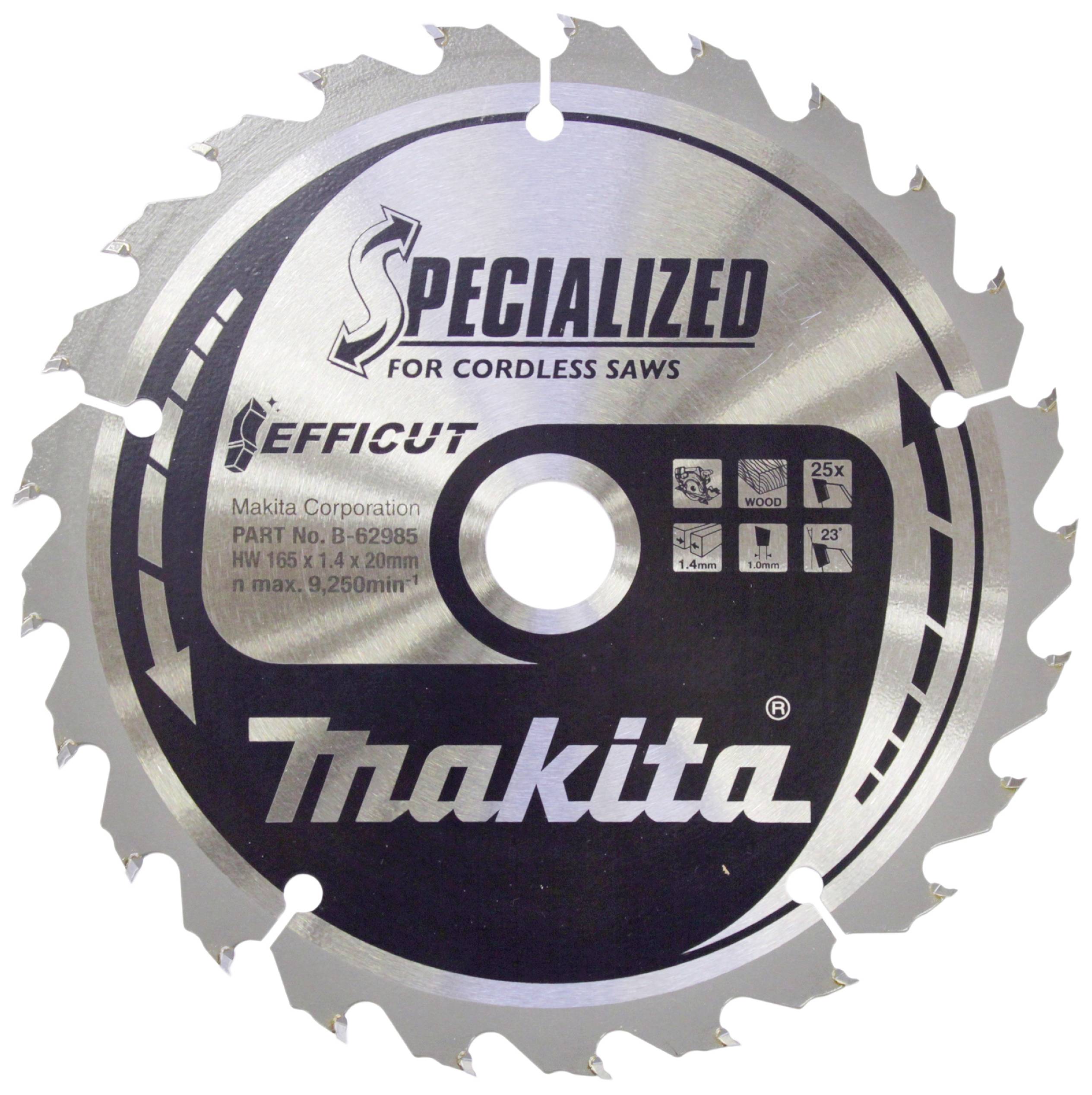 Makita B-62985 Kreissägeblatt 165 x 20 x 1.4 mm Zähneanzahl: 25 1 St.
