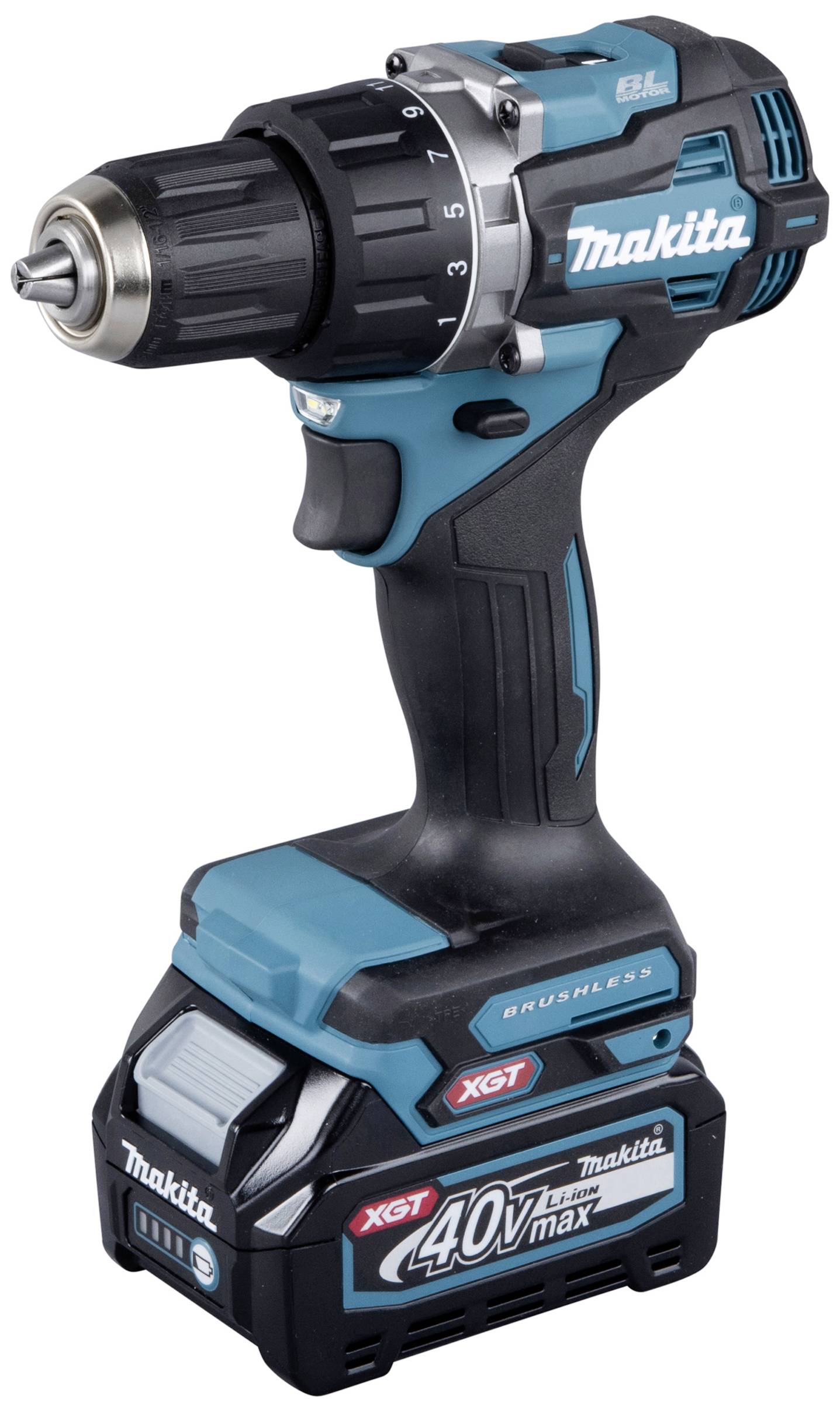 Makita DF002GA202 Akku-Bohrschrauber 40V 2.0Ah Li-Ion inkl. 2. Akku, inkl. Ladegerät, inkl. Koffer