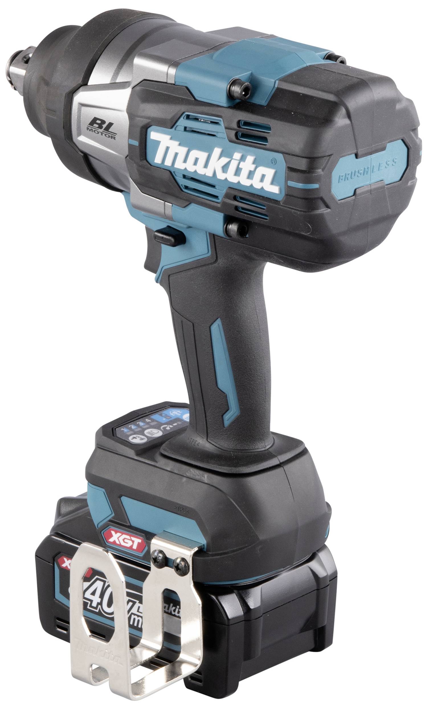 Makita TW001GM201 Akku-Schlagschrauber 1800 Nm 40V Anzahl mitgelieferte Akkus 2 4.0Ah Li-Ion inkl. 2. Akku, inkl. Ladegerät, inkl