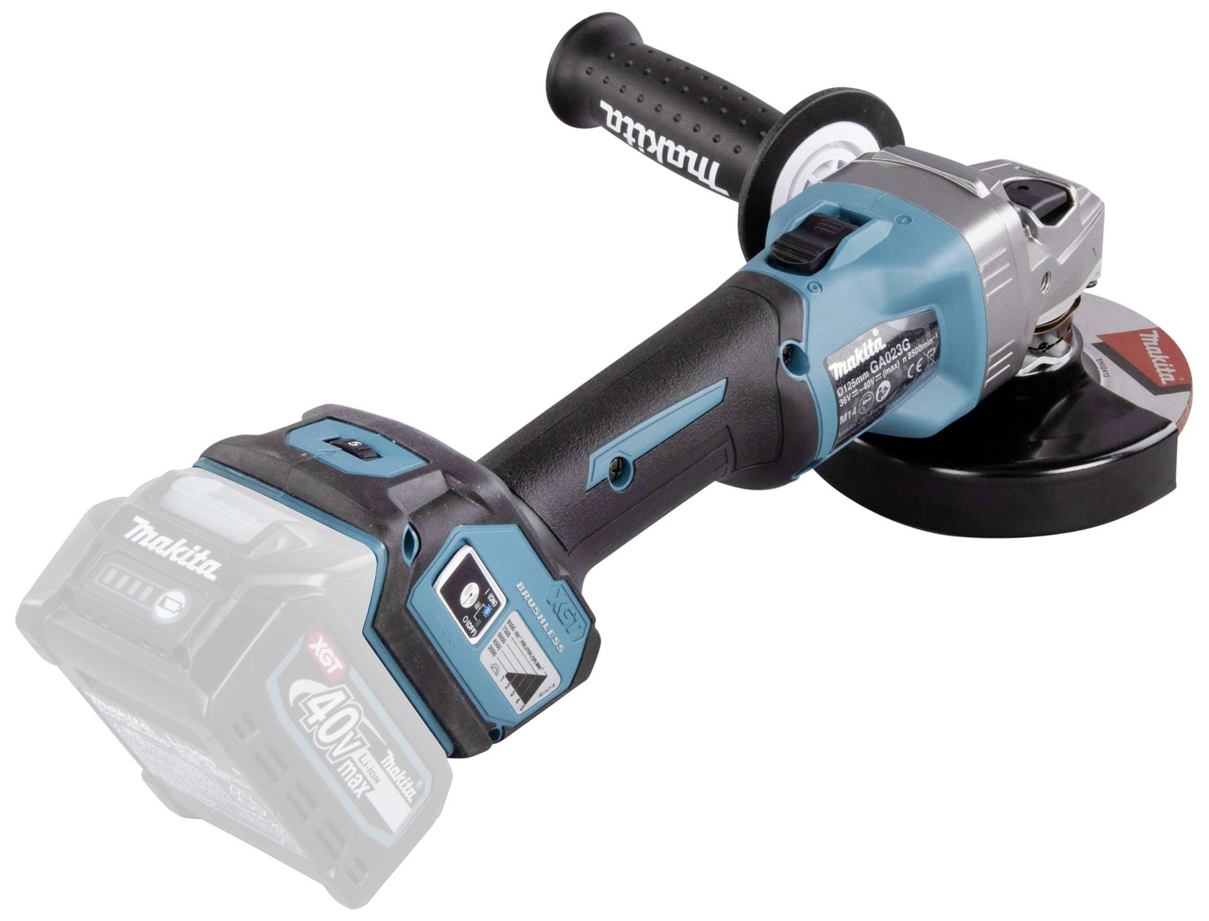 Makita GA023GZ Akku-Winkelschleifer 125 mm ohne Akku 40 V
