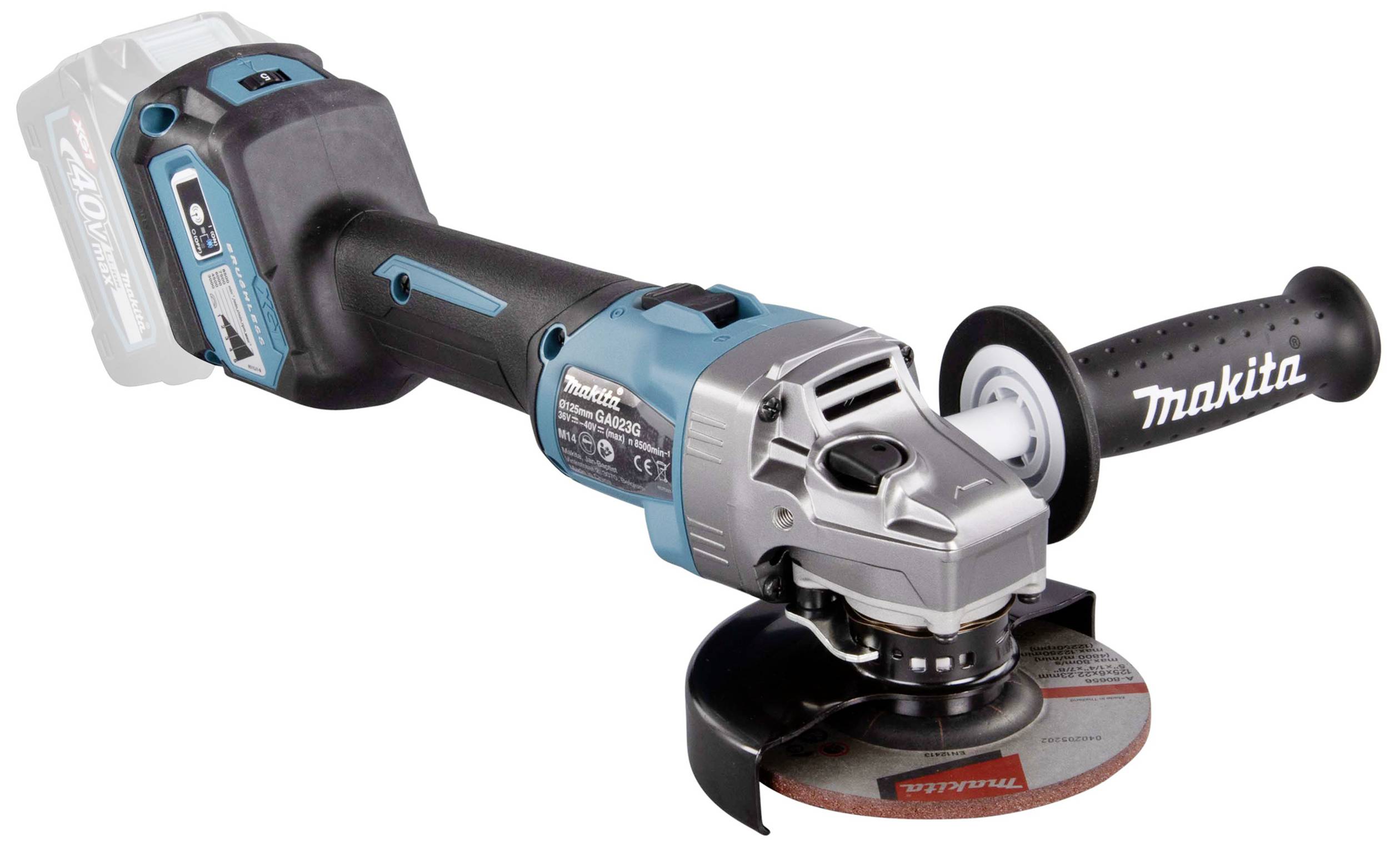 Makita GA023GZ Akku-Winkelschleifer 125 mm ohne Akku 40 V