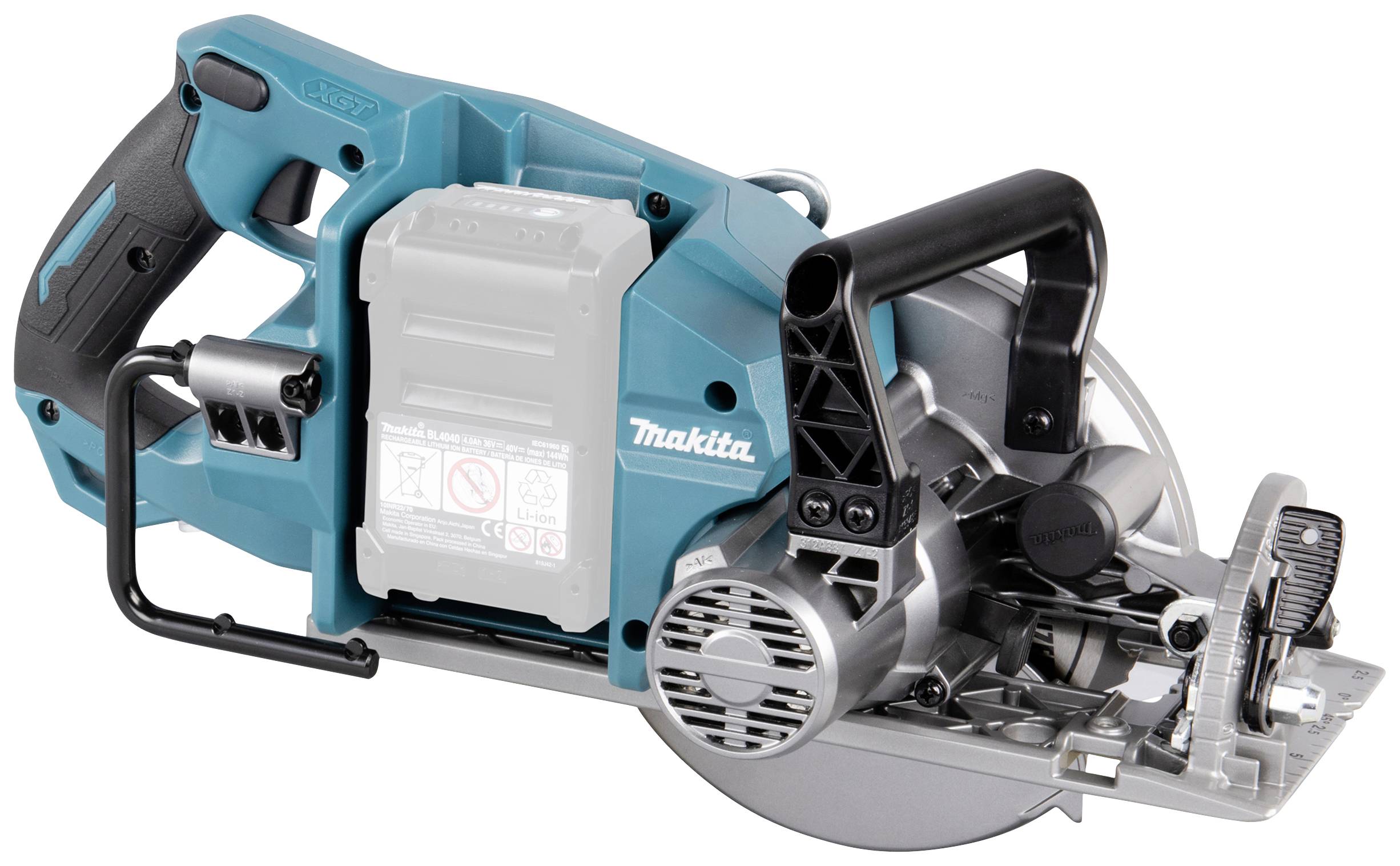 Makita Akku-Handkreissäge Schnitttiefe max. (90°) 65mm ohne Akku 40V