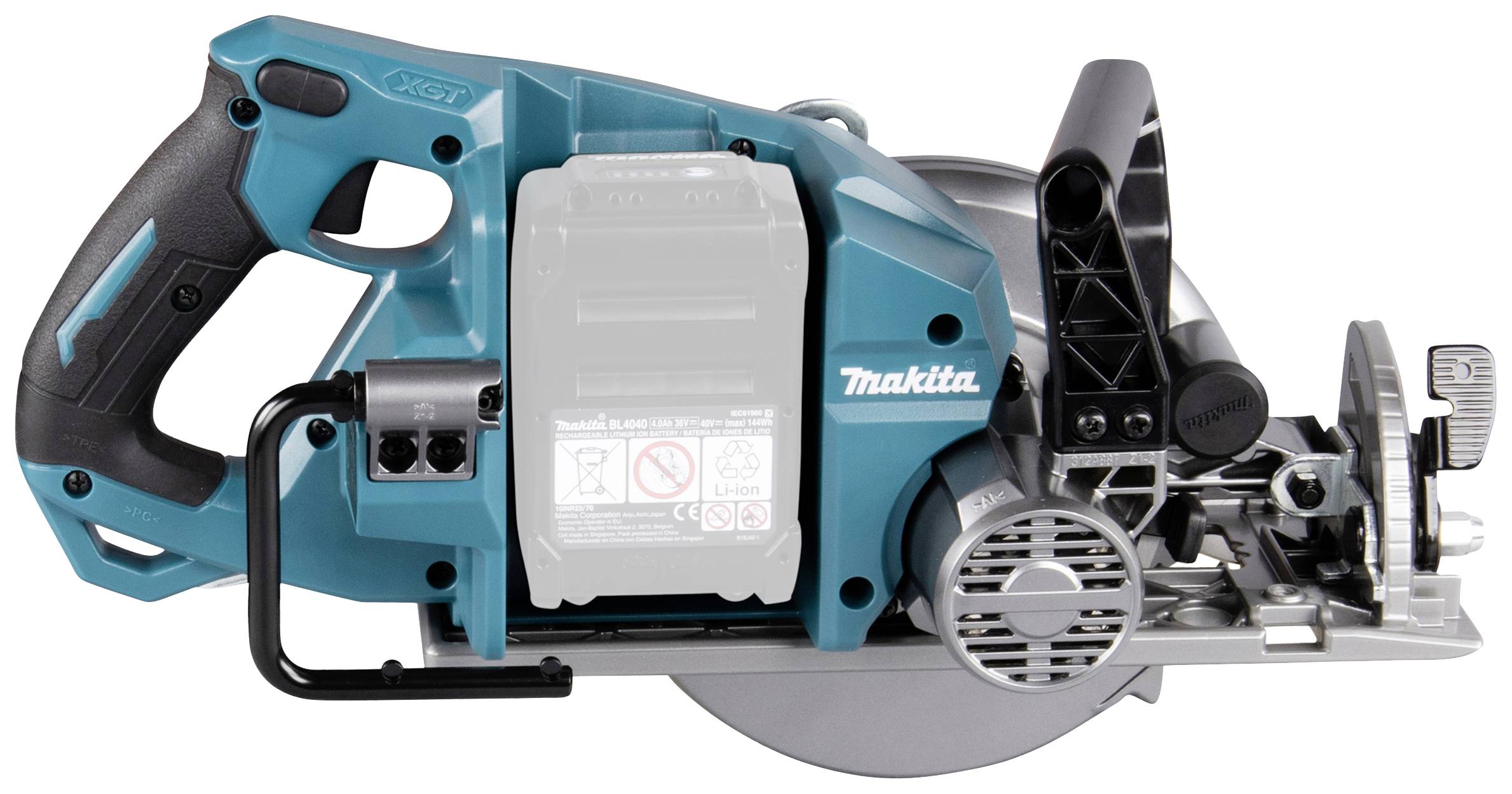 Makita Akku-Handkreissäge Schnitttiefe max. (90°) 65mm ohne Akku 40V