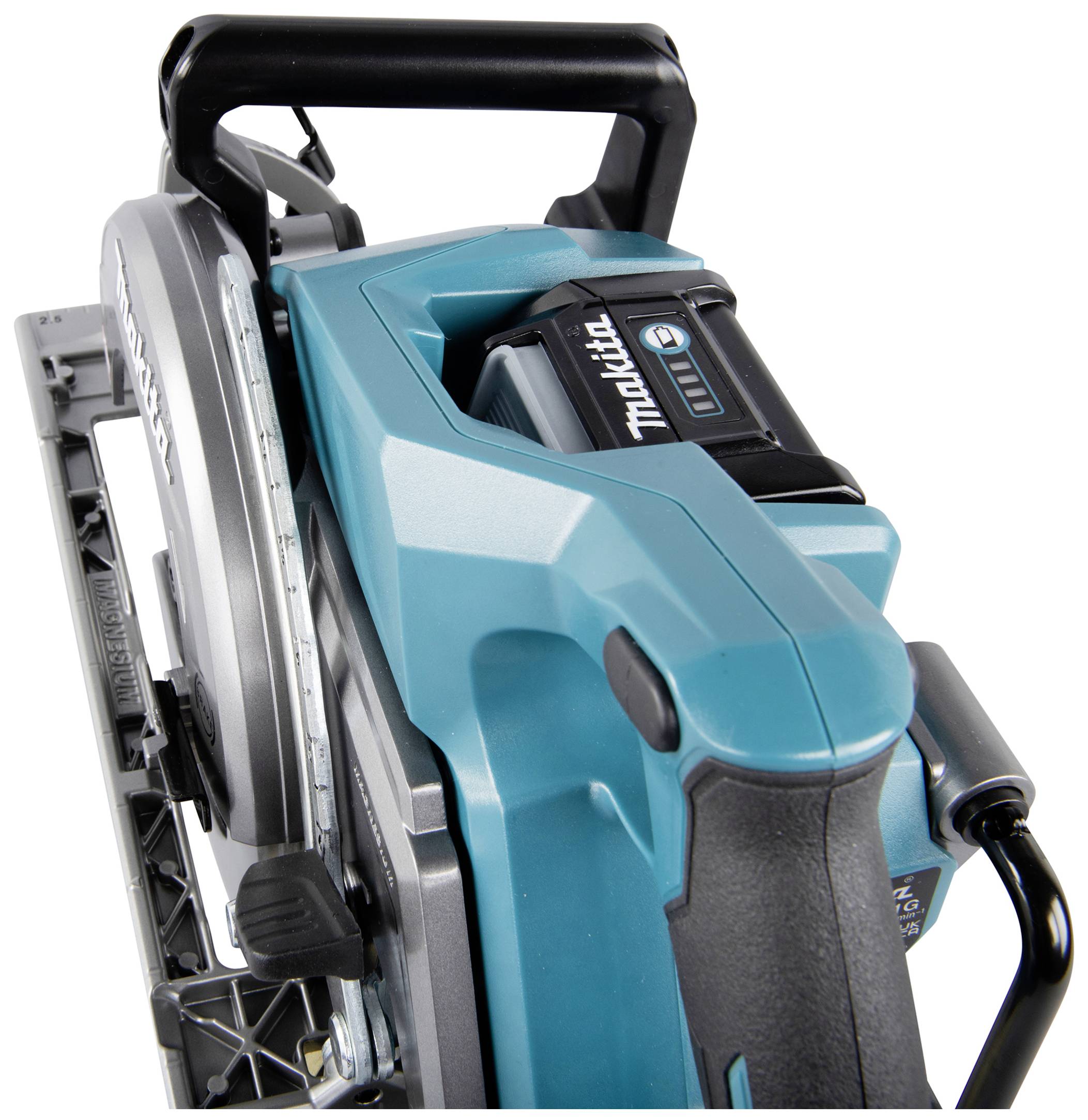 Makita Akku-Handkreissäge Schnitttiefe max. (90°) 65mm ohne Akku 40V