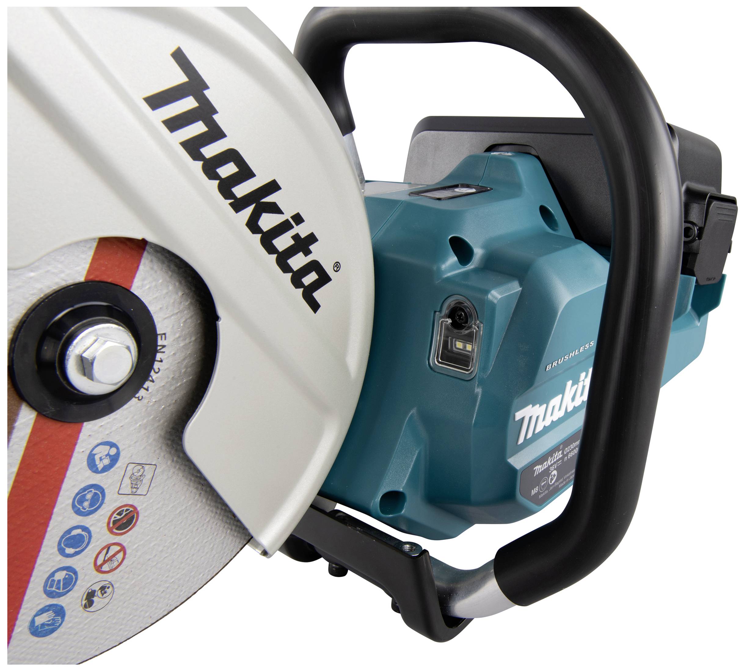 Makita DCE090ZX1 Akku-Winkelschleifer 230 mm ohne Akku 36 V