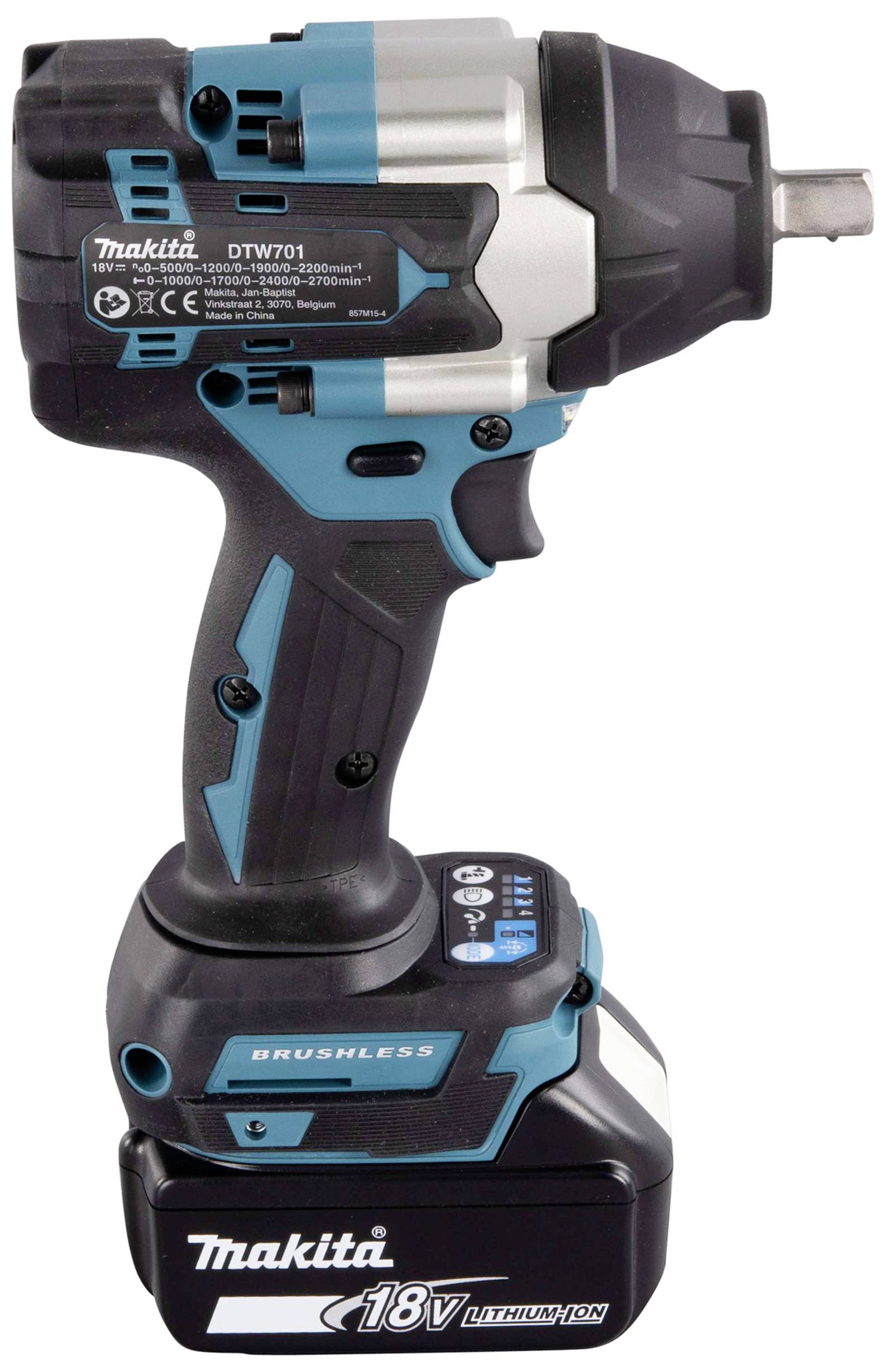 Akkuschlagschrauber von Makita mit 18V Lithium-Ionen-Akku, geeignet für Schraubarbeiten in Bau- oder Reparaturprojekten.