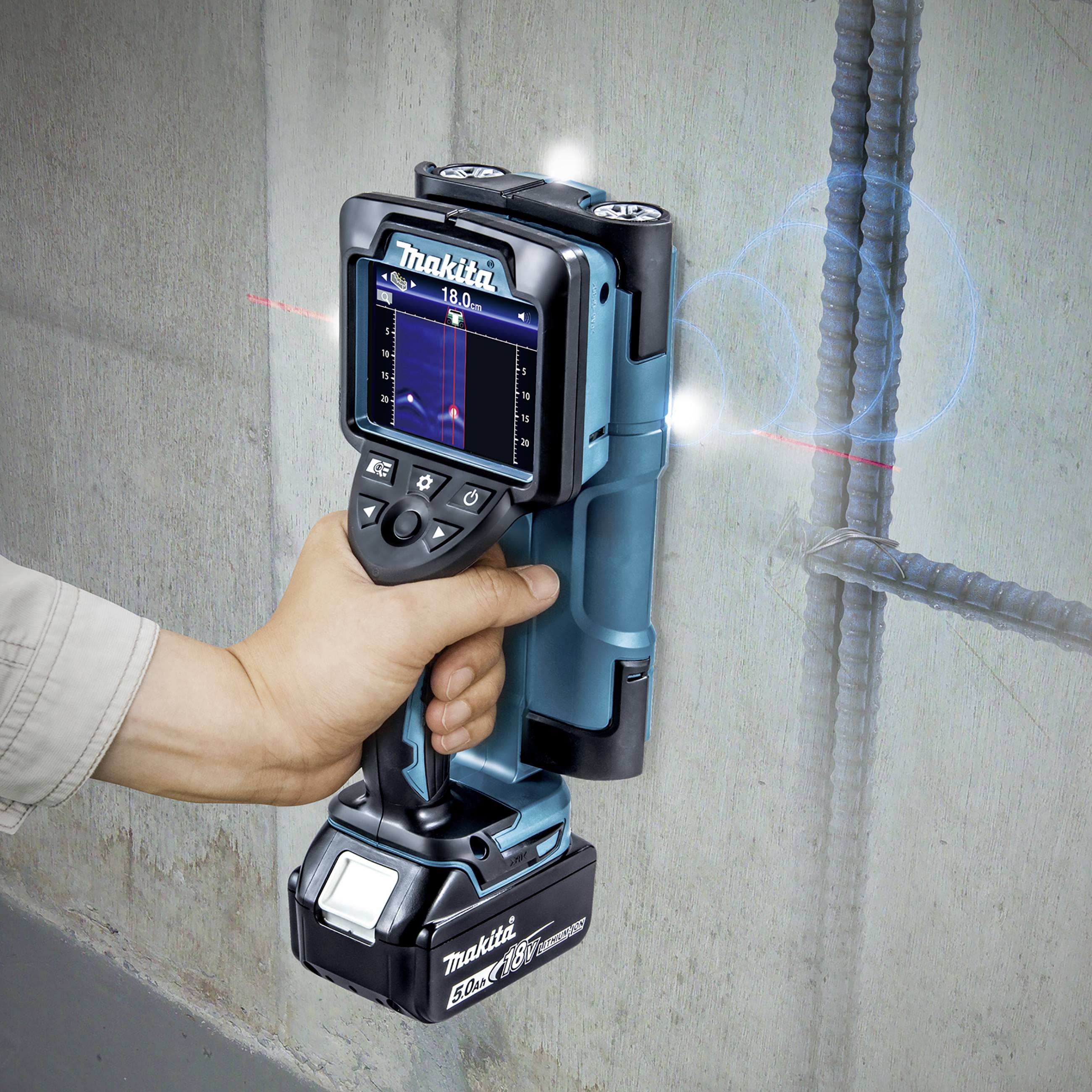 Makita Ortungsgerät DWD181ZJ DWD181ZJ Ortungstiefe (max.) 180 mm