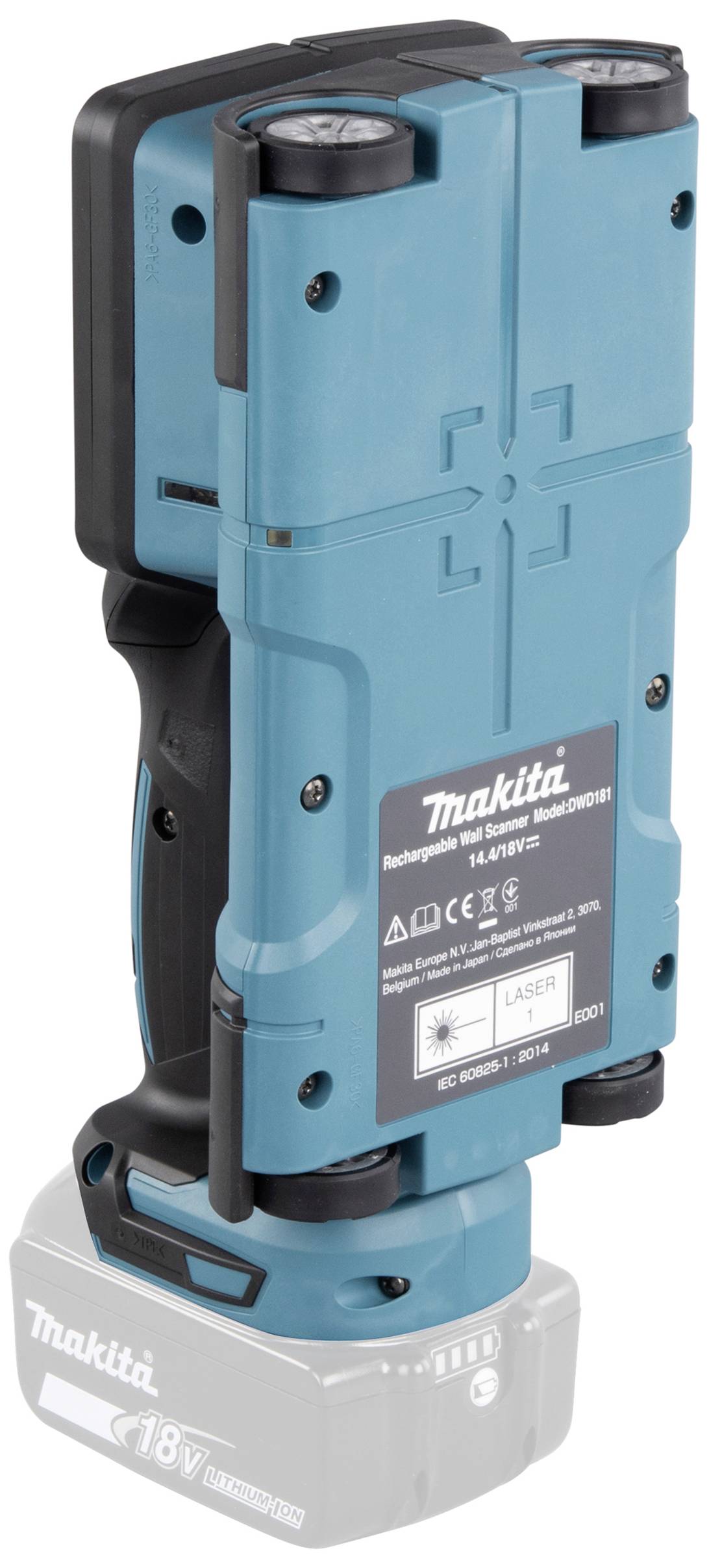 Makita Ortungsgerät DWD181ZJ Ortungstiefe (max.) 180 mm