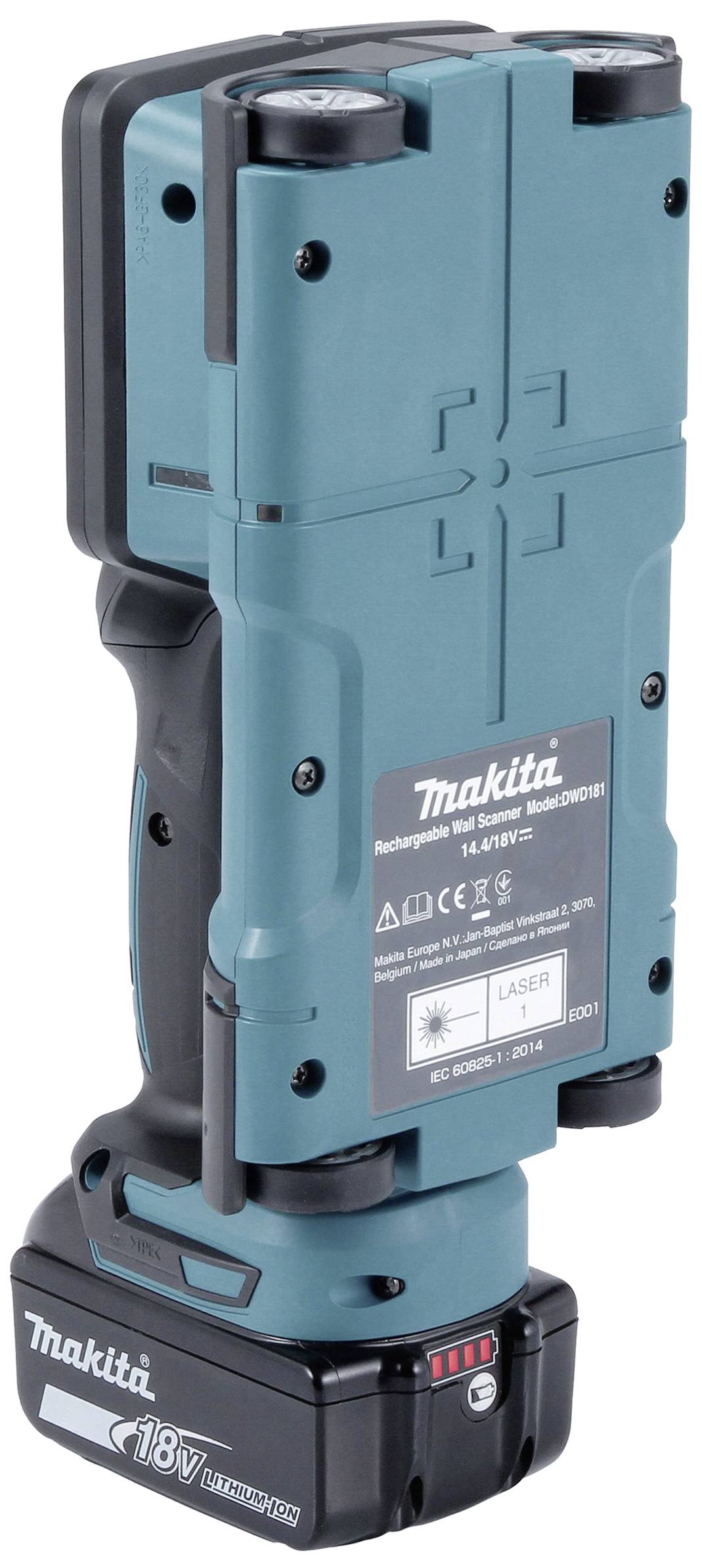 Makita Ortungsgerät DWD181ZJ Ortungstiefe (max.) 180 mm