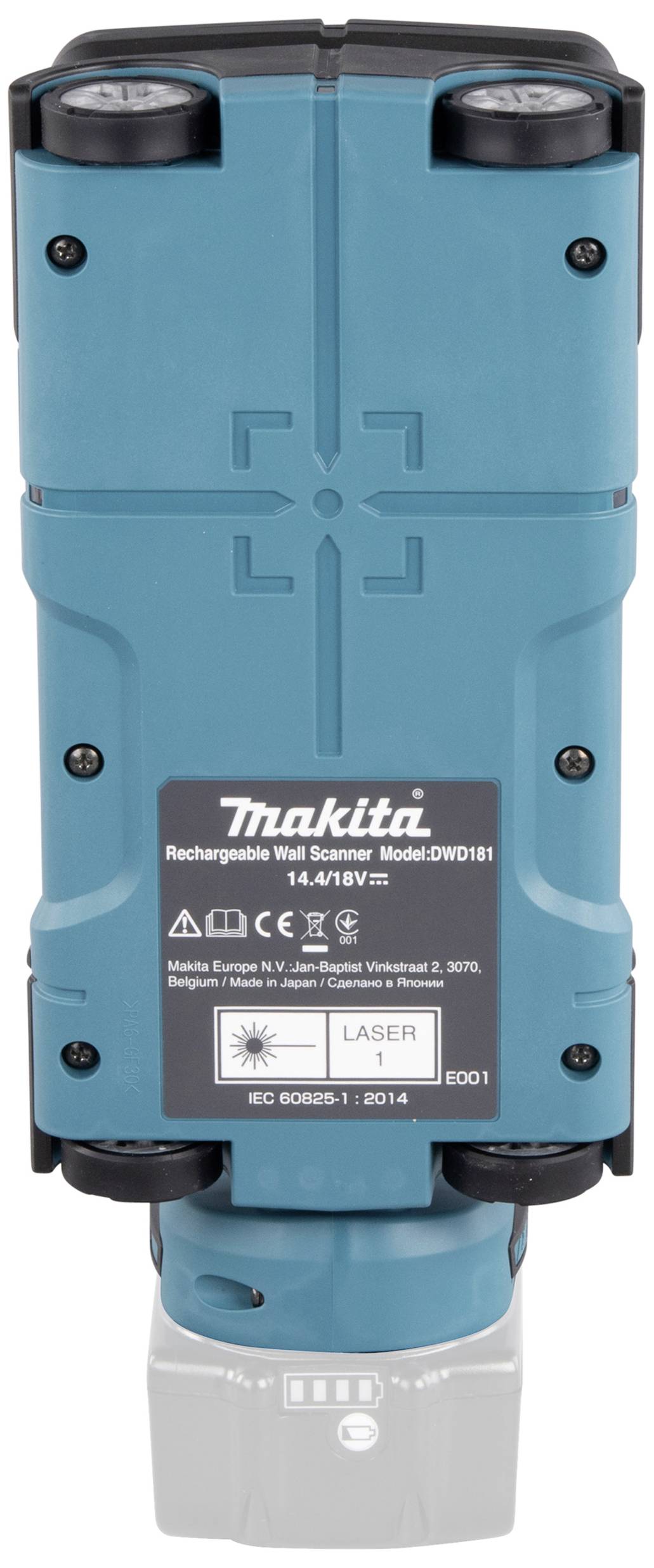 Makita Ortungsgerät DWD181ZJ DWD181ZJ Ortungstiefe (max.) 180 mm