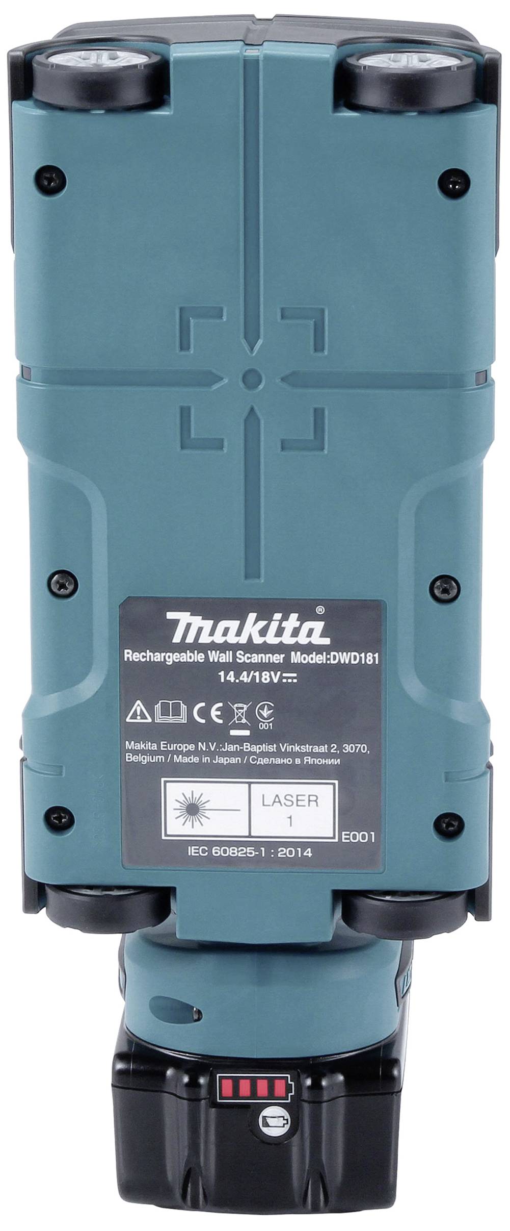 Makita Ortungsgerät DWD181ZJ Ortungstiefe (max.) 180 mm