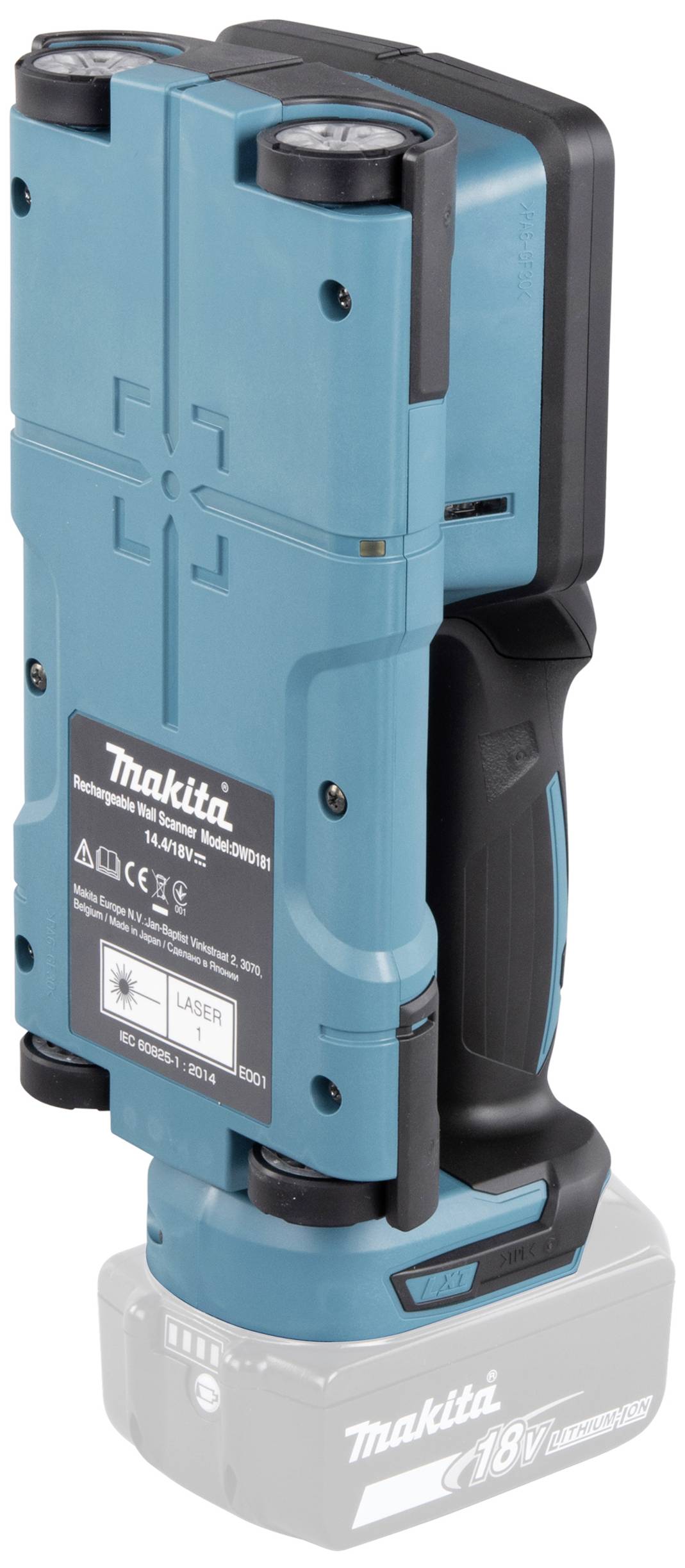 Makita Ortungsgerät DWD181ZJ DWD181ZJ Ortungstiefe (max.) 180 mm