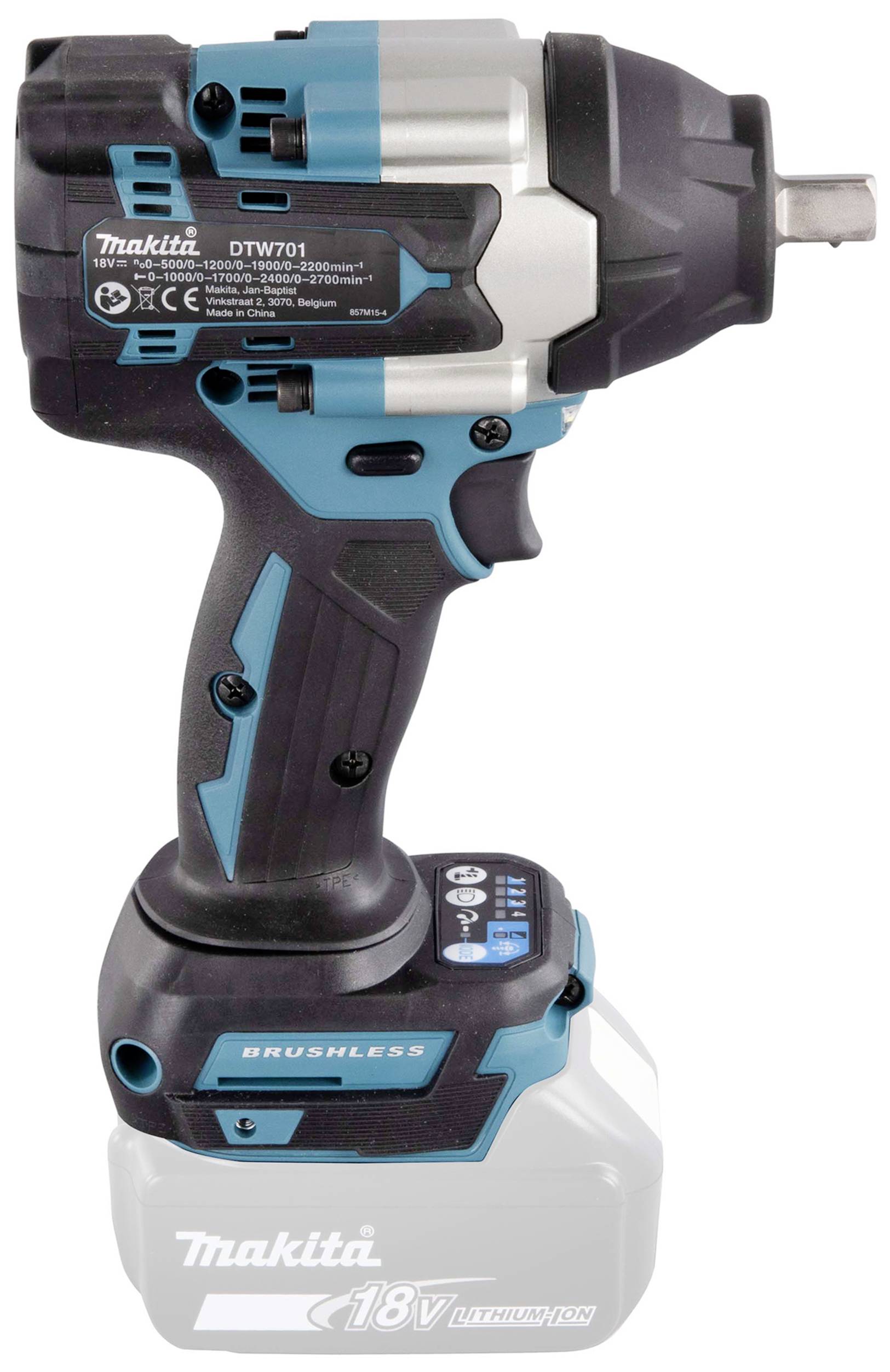 Makita DTW701Z Akku-Schlagschrauber 700 Nm 18V Anzahl mitgelieferte Akkus 0 Li-Ion ohne Akku