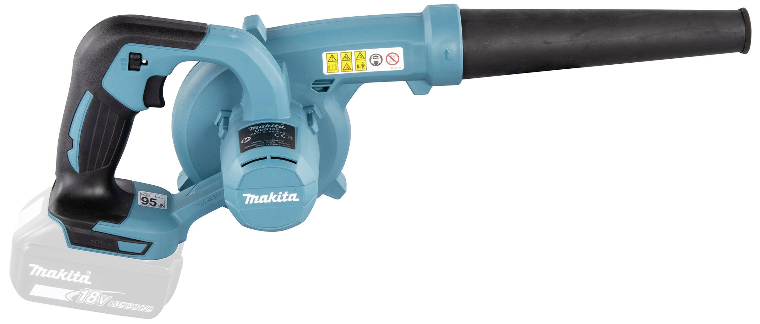 Makita DUB185Z DUB185Z Akku Laubbläser ohne Akku, ohne Ladegerät 18V