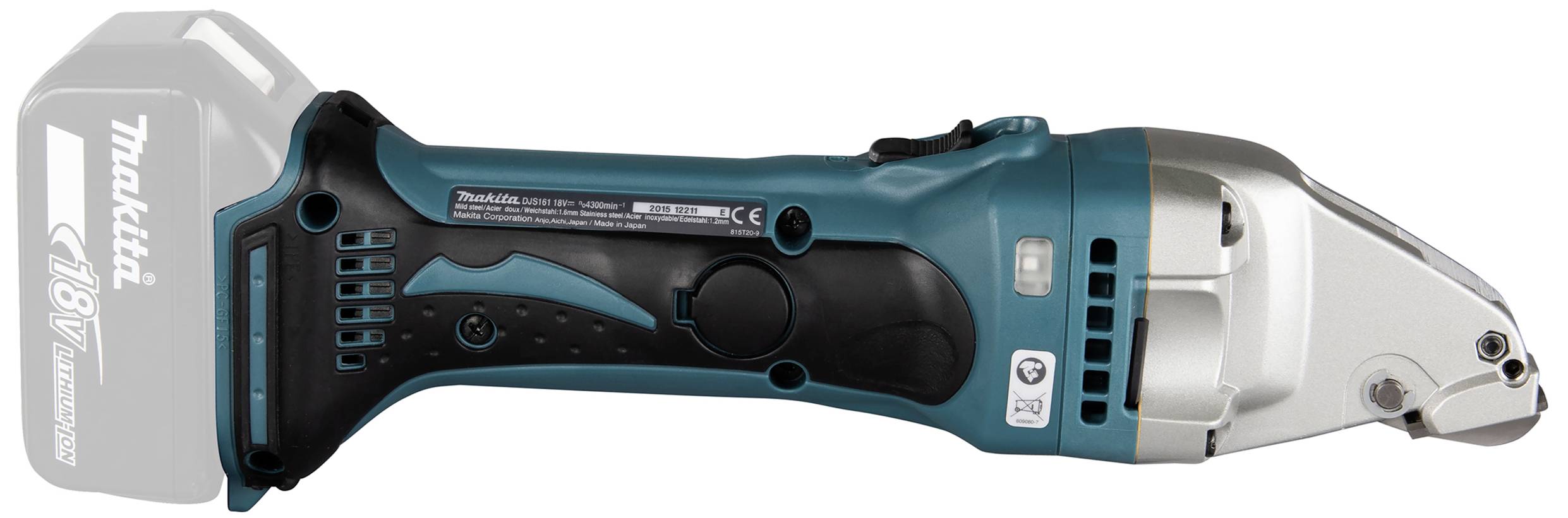 Makita Akku-Blechschere DJS161Z ohne Akku, ohne Ladegerät