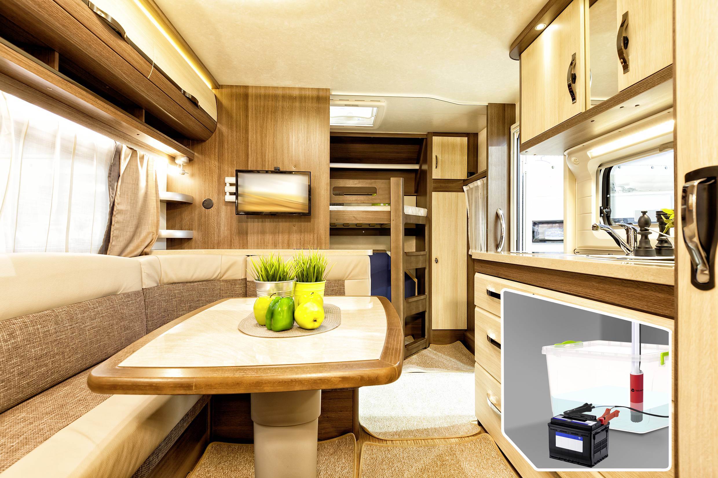 TOOLCRAFT TO-7159152 Inlinepumpe 1893 l/h 12 V/DC