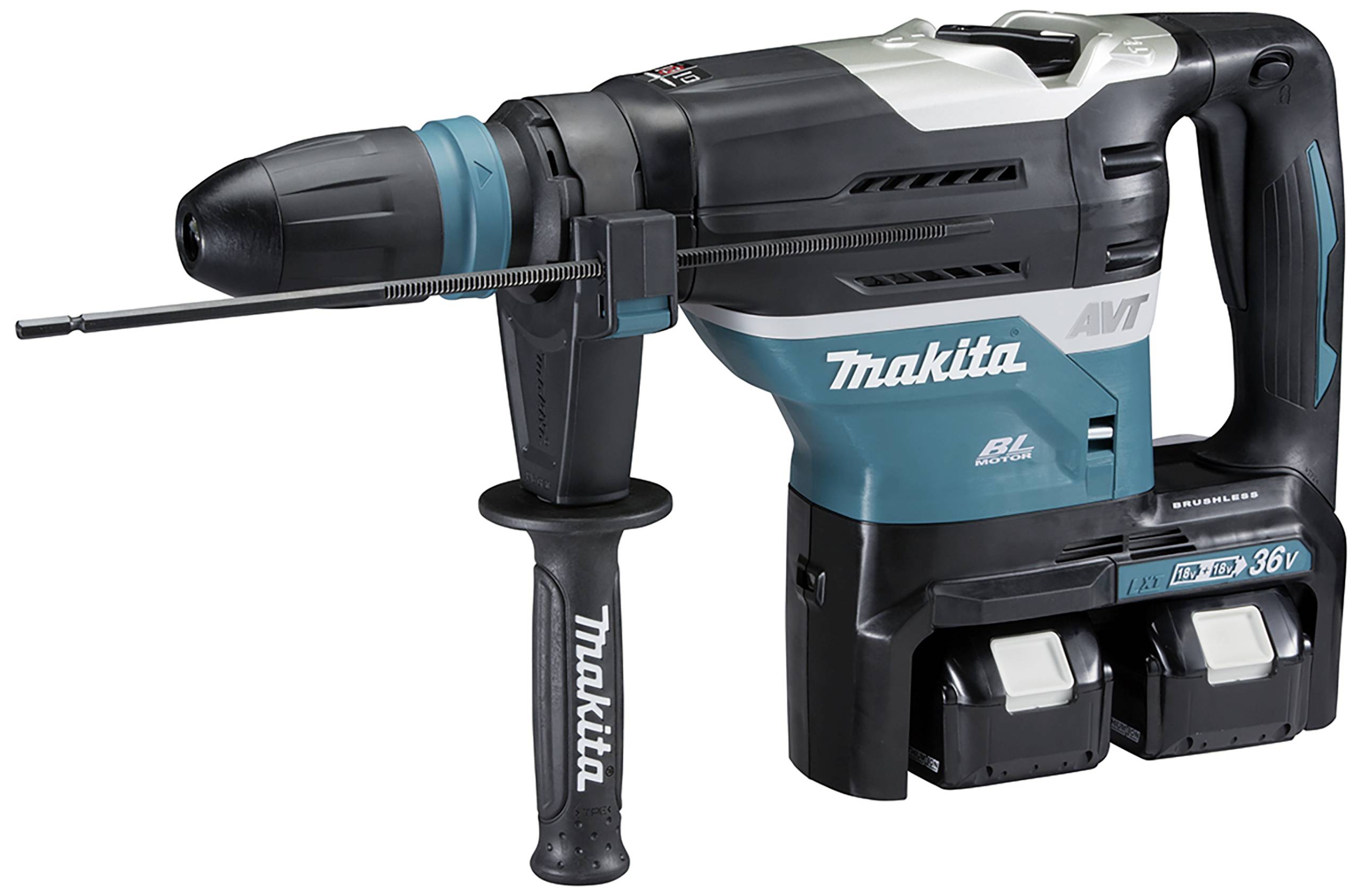 Makita SDS-Max-Akku-Kombihammer 36 V 6 Ah Li-Ion inkl. 2. Akku, inkl. Ladegerät, inkl. Koffer