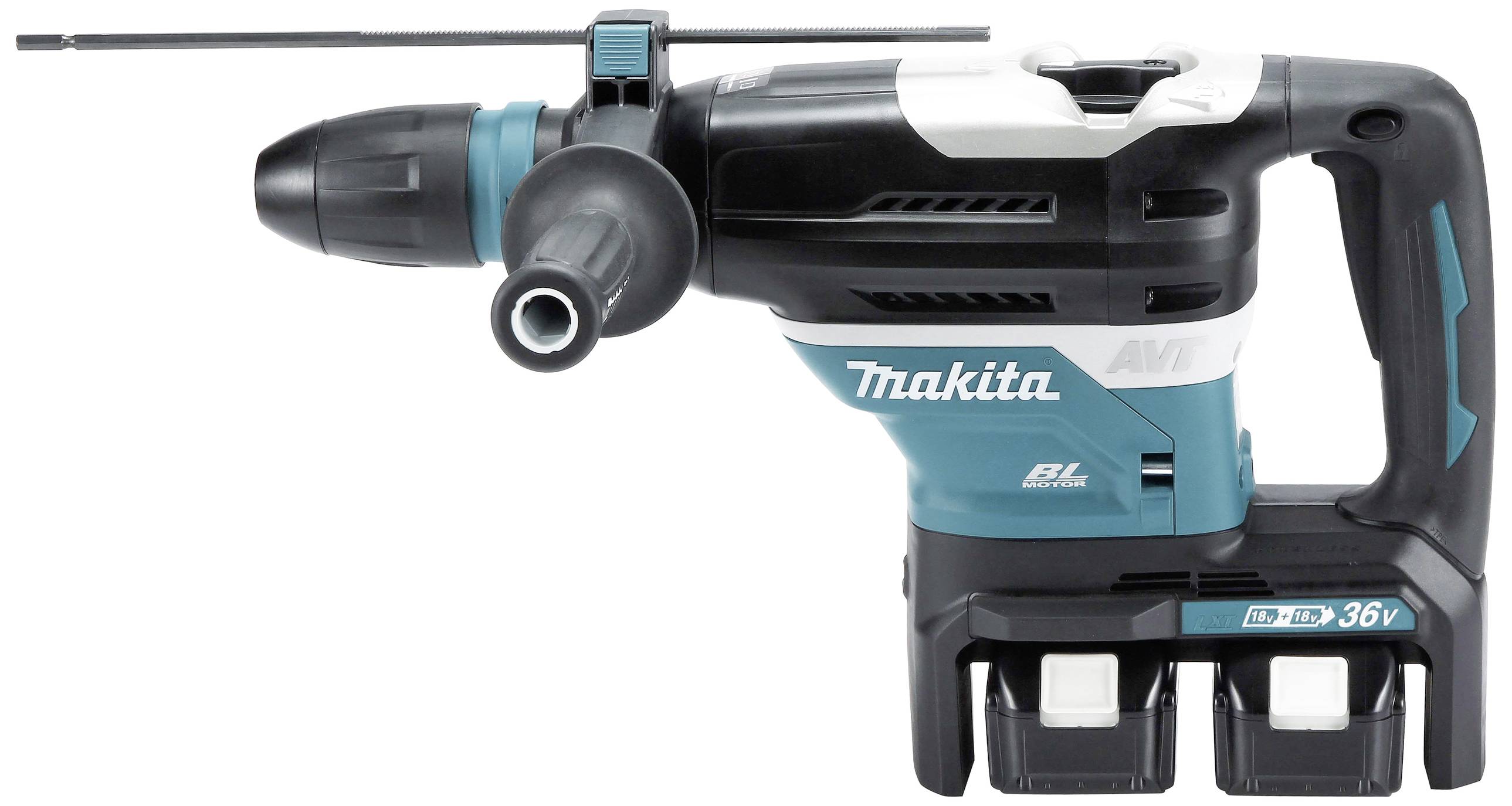 Makita SDS-Max-Akku-Kombihammer 36 V 6 Ah Li-Ion inkl. 2. Akku, inkl. Ladegerät, inkl. Koffer