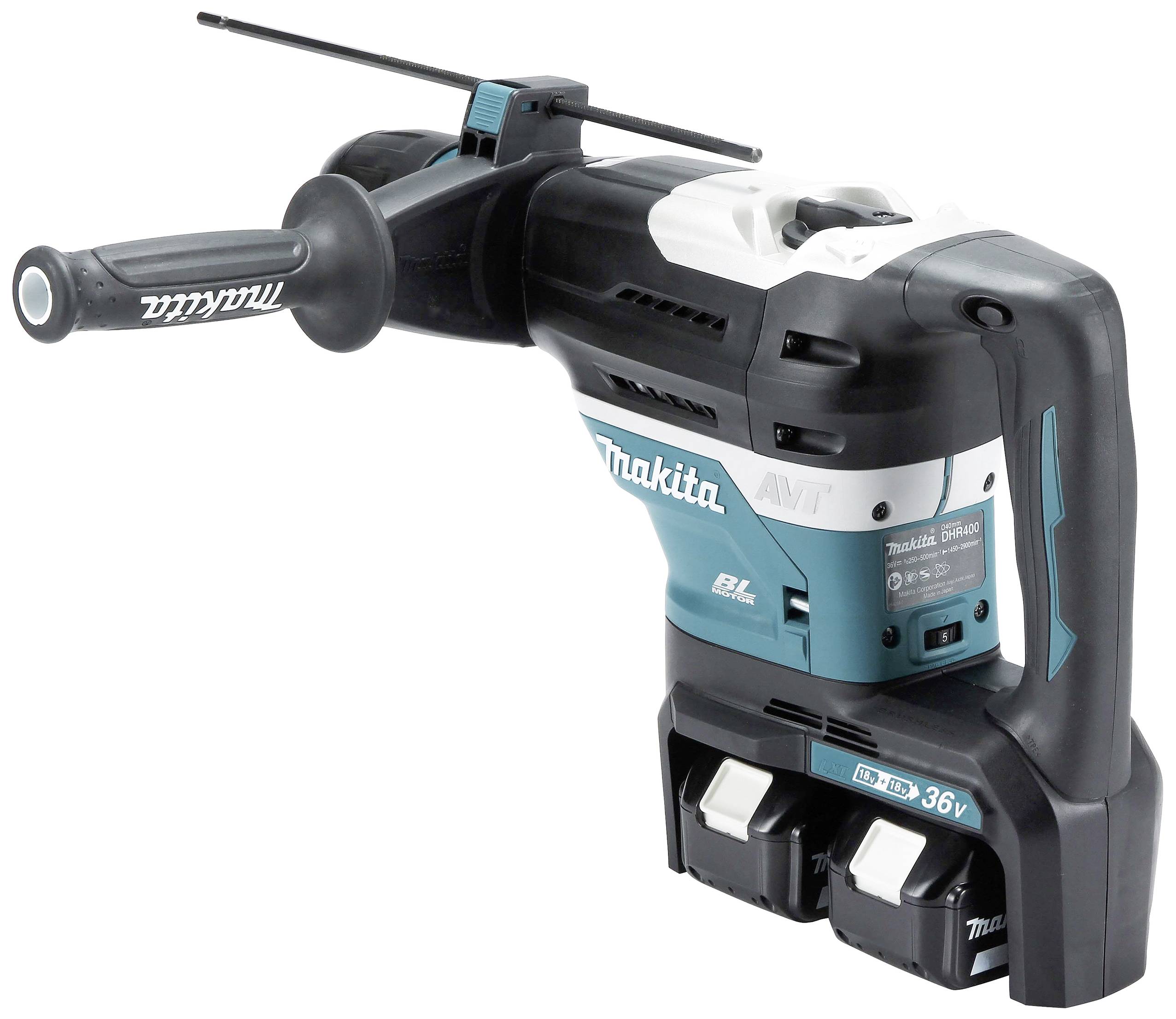 Makita SDS-Max-Akku-Kombihammer 36 V 6 Ah Li-Ion inkl. 2. Akku, inkl. Ladegerät, inkl. Koffer