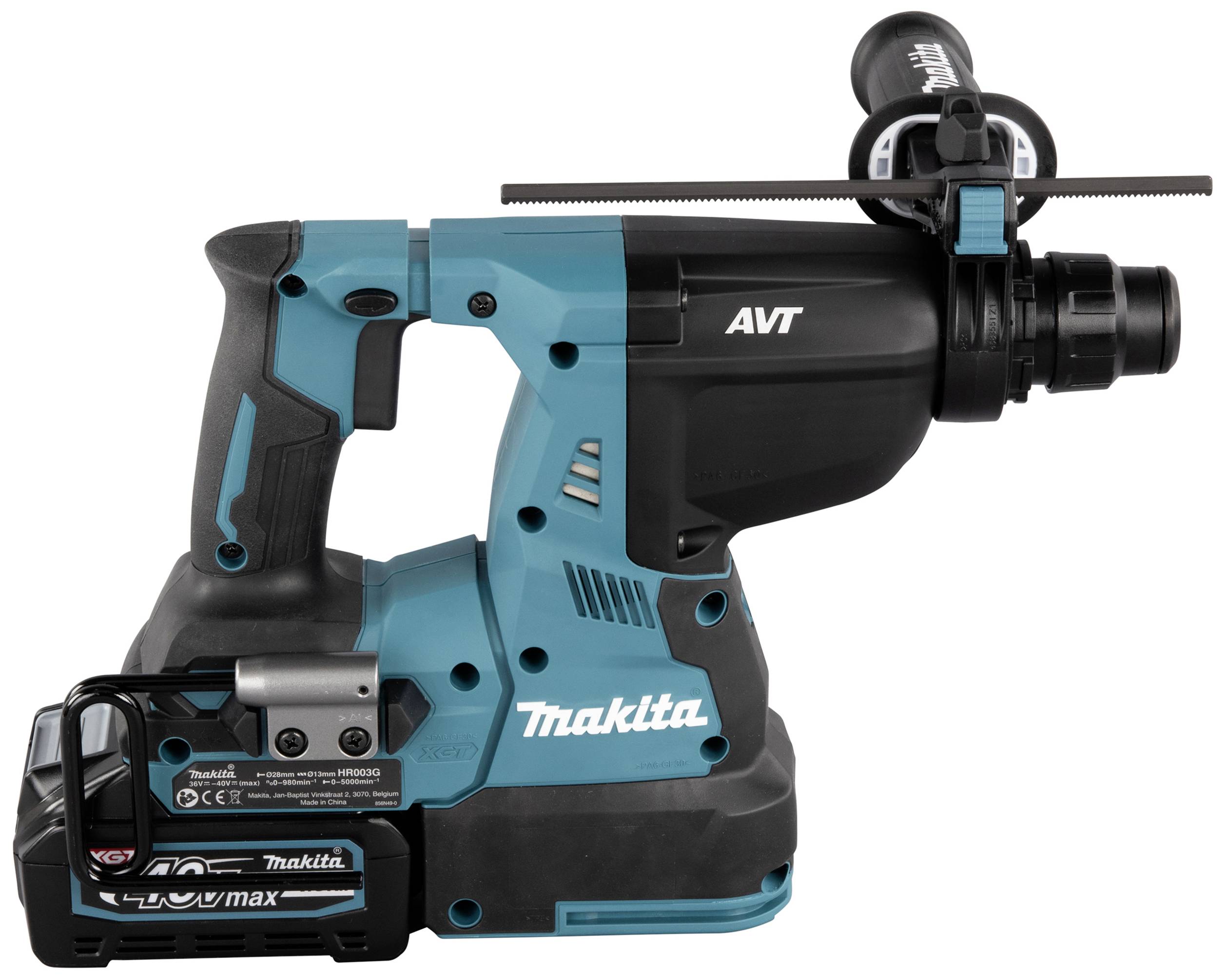 Makita SDS-Plus-Akku-Kombihammer 40V 4Ah Li-Ion inkl. Ladegerät, inkl. 2. Akku, inkl. Koffer