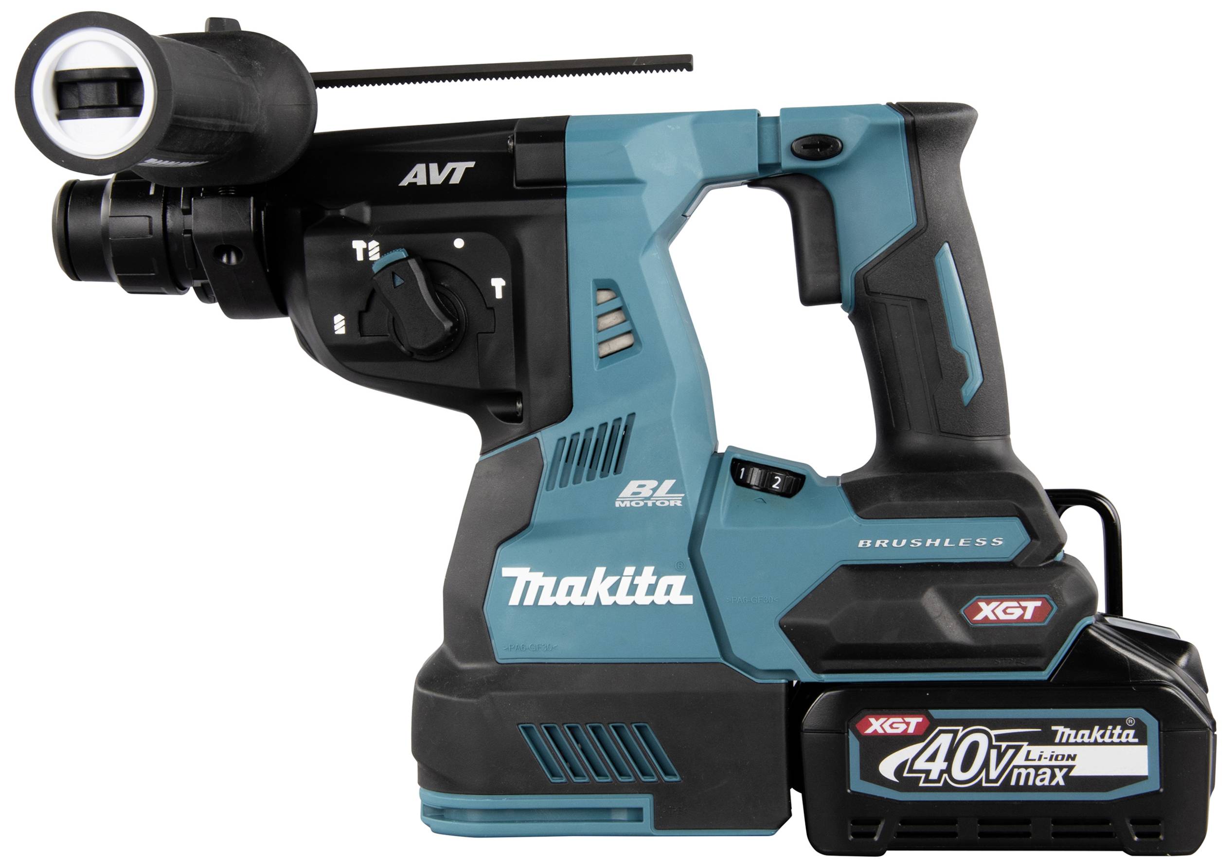 Makita SDS-Plus-Akku-Kombihammer 40V 4Ah Li-Ion inkl. Ladegerät, inkl. 2. Akku, inkl. Koffer
