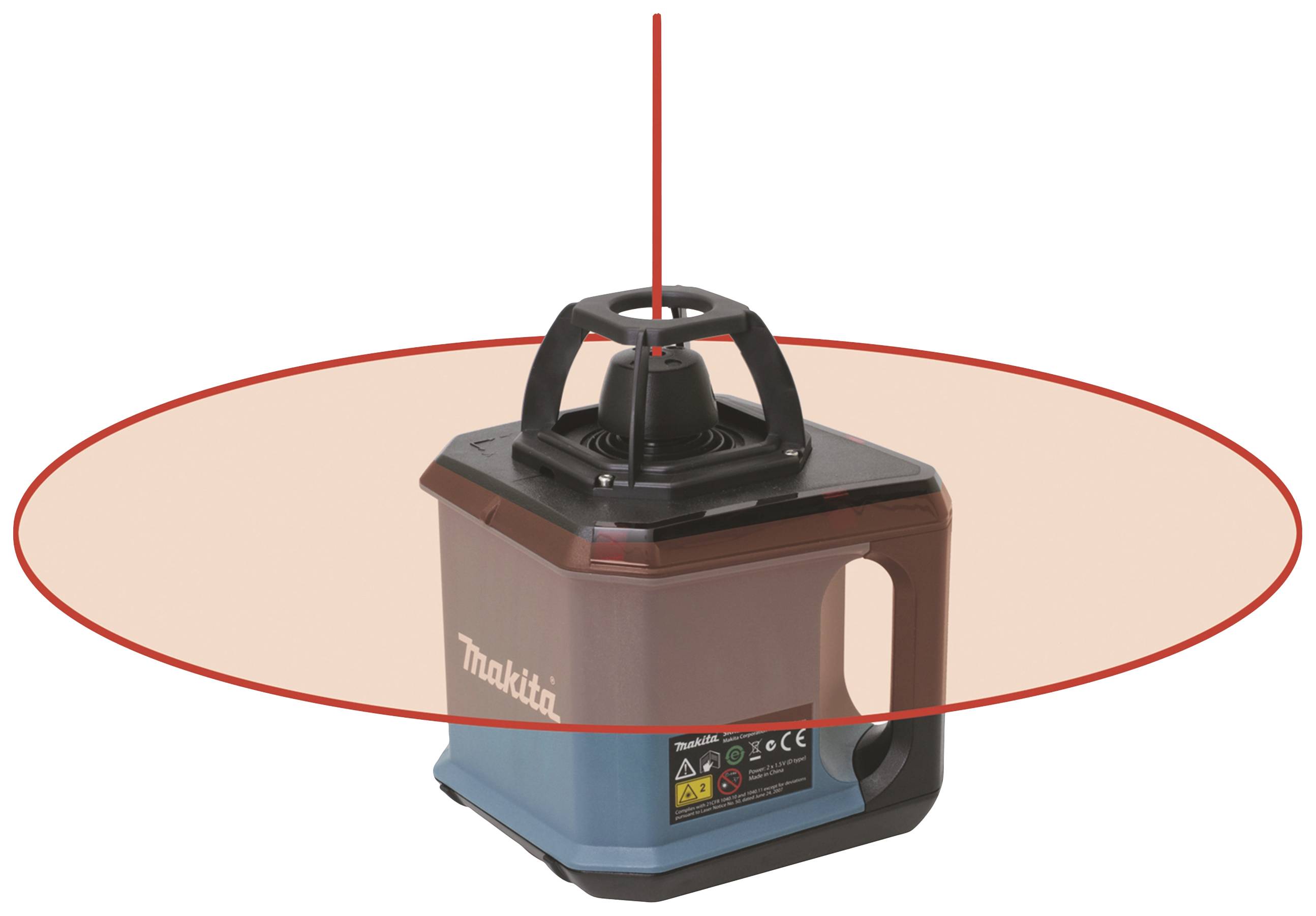 Makita SKR200Z Rotationslaser selbstnivellierend, inkl. Laserempfänger Reichweite (max.): 200m