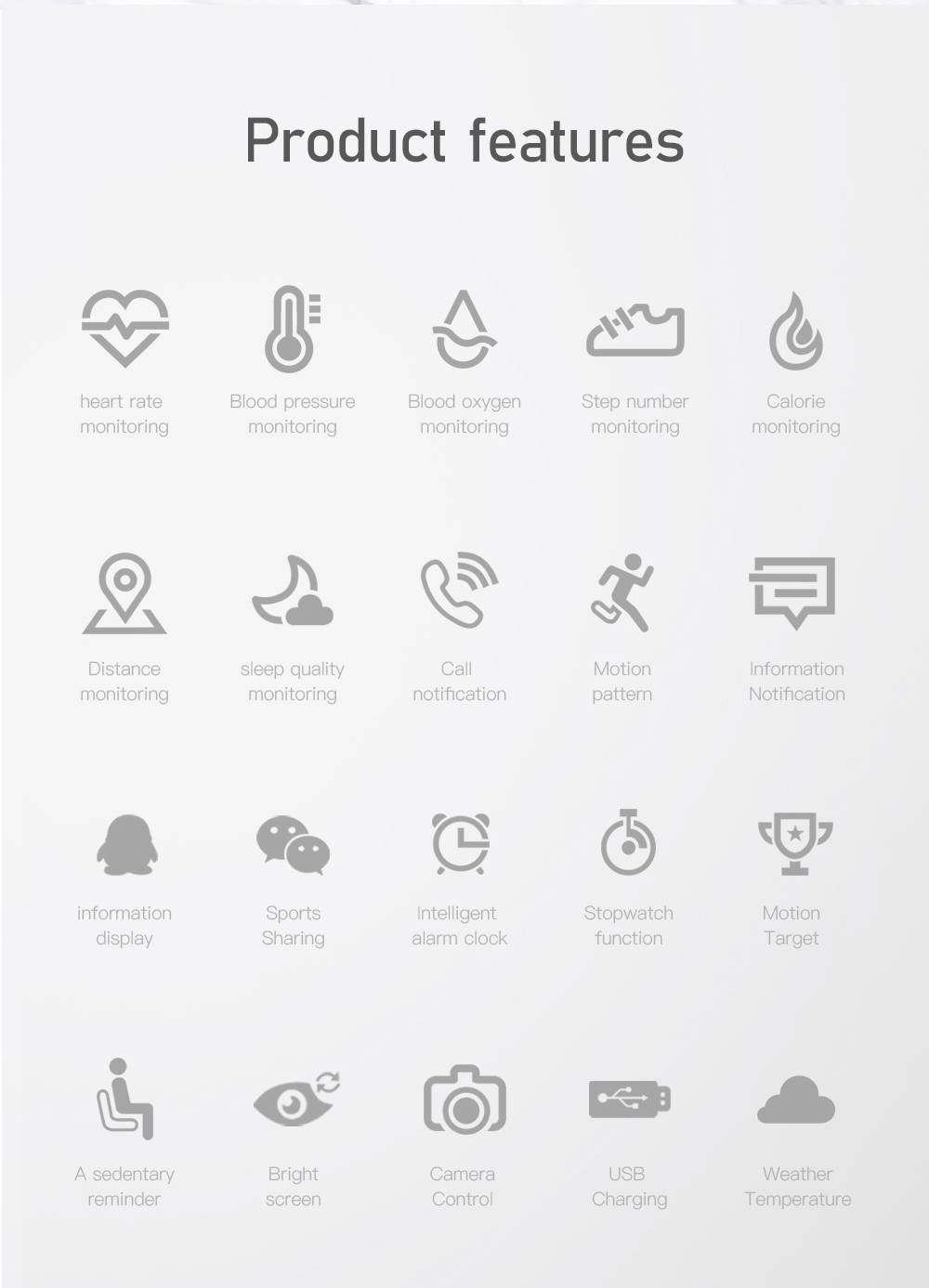 Denver BFH-17 Fitness-Tracker Schwarz