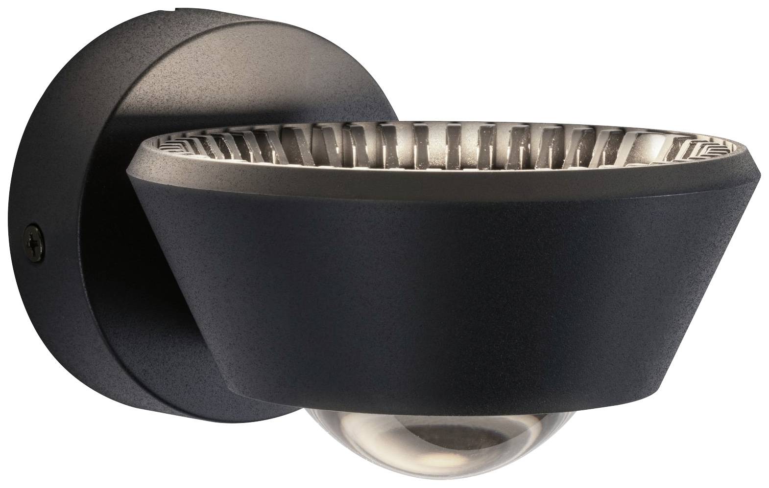 Paulmann 79769 Wandstrahler LED fest eingebaut 9W LED Schwarz