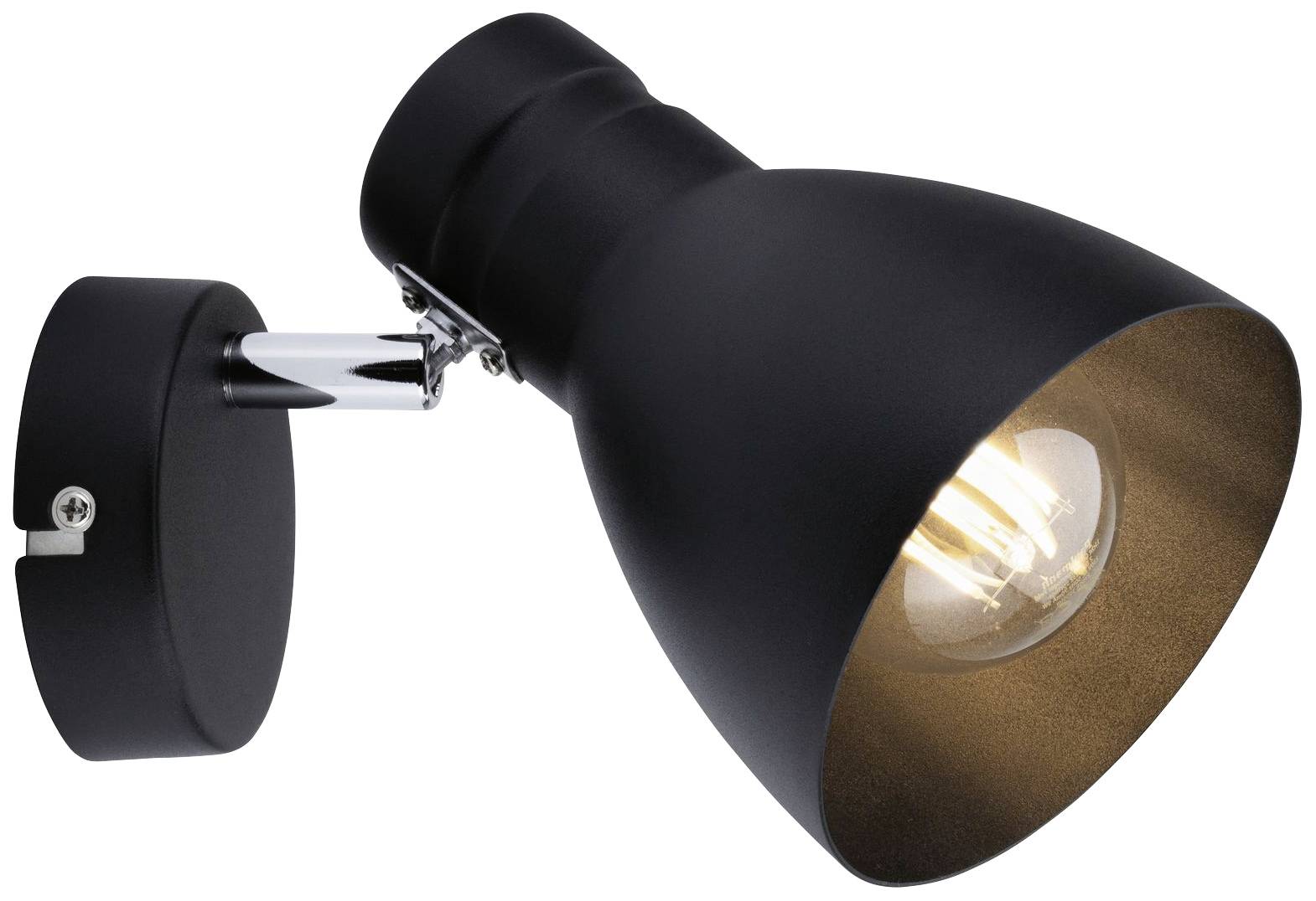 Paulmann 66759 Wandstrahler E27 Schwarz