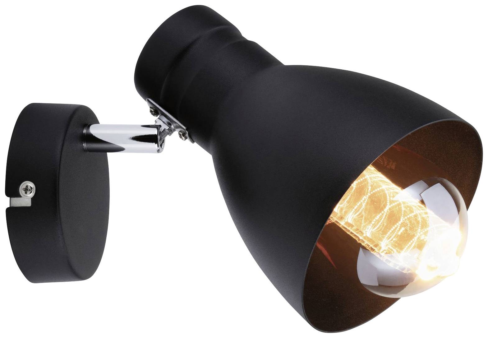 Paulmann 66759 Wandstrahler E27 Schwarz