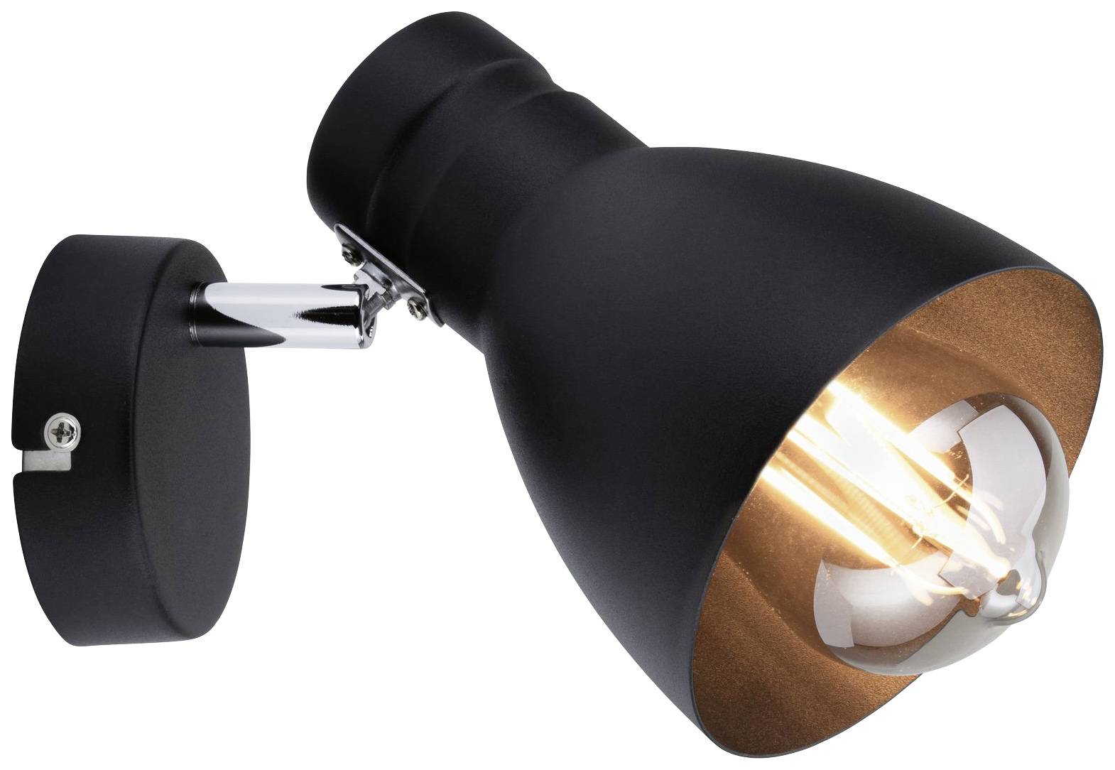 Paulmann 66759 Wandstrahler E27 Schwarz