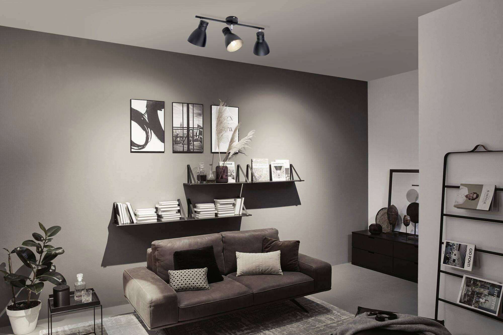 Paulmann 66761 Deckenstrahler E27 Schwarz