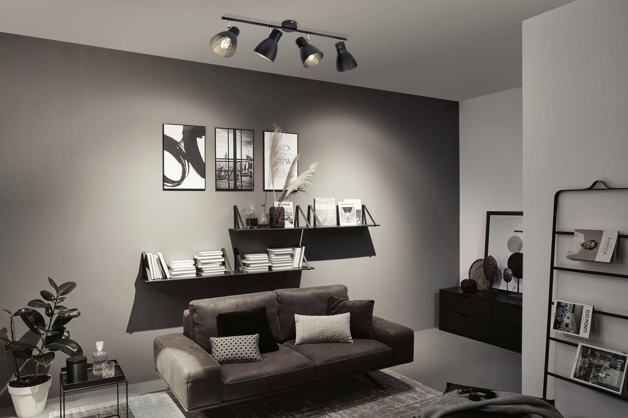 Paulmann 66762 Deckenstrahler E27 Schwarz