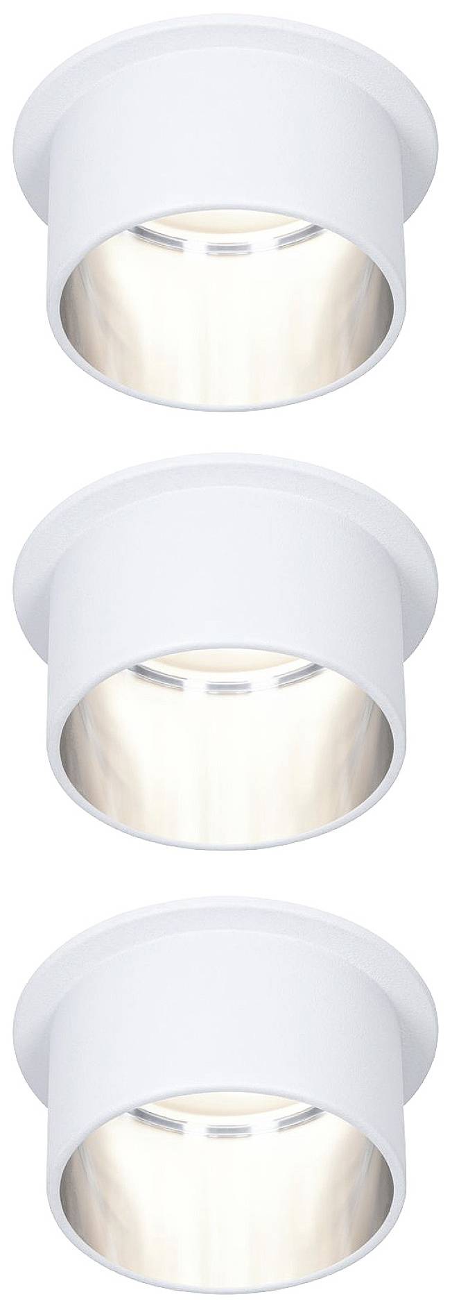 Paulmann 93385 LED-Einbauleuchte LED LED fest eingebaut 19.5W Weiß, Eisen