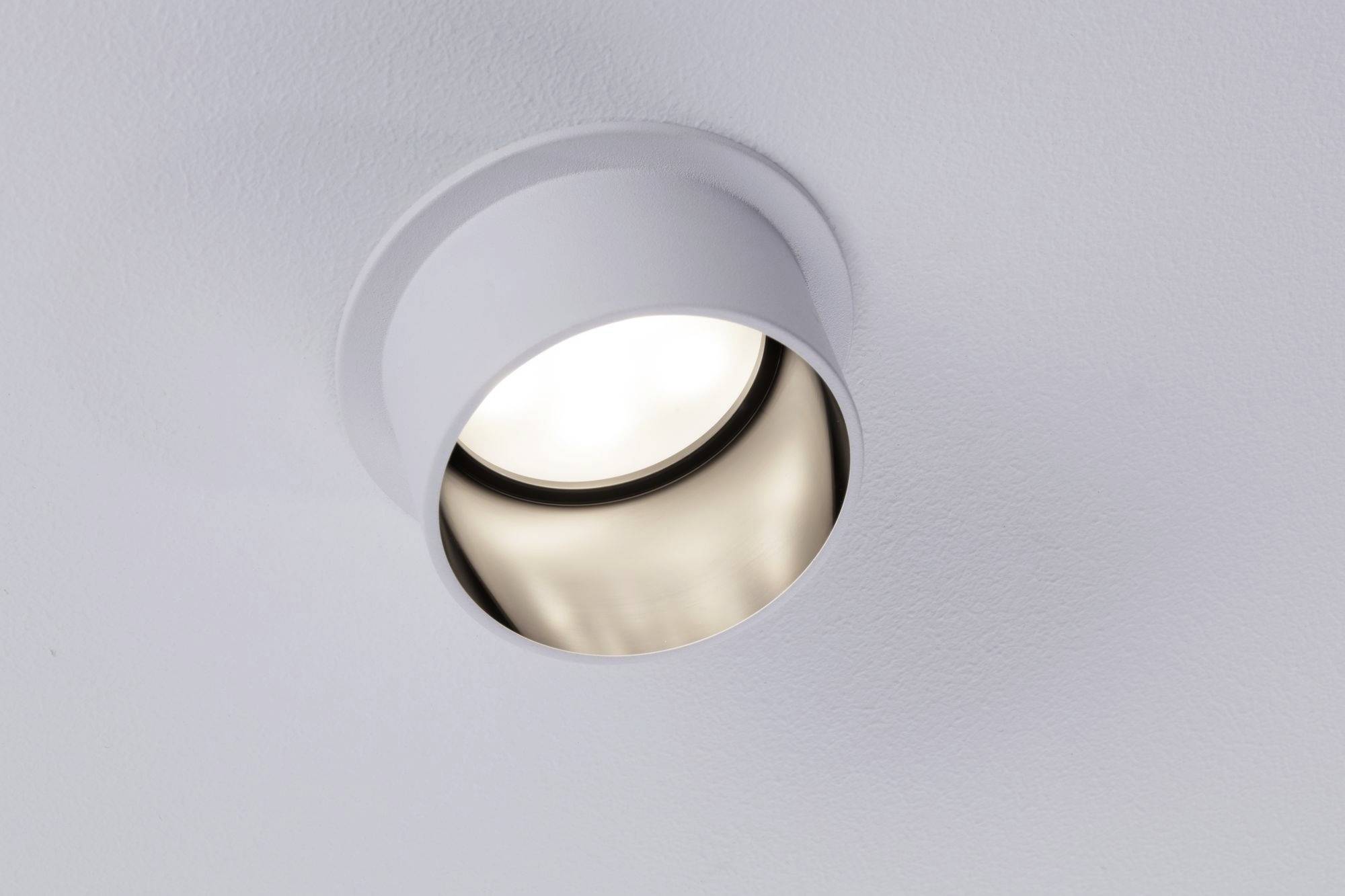 Paulmann 93385 LED-Einbauleuchte LED LED fest eingebaut 19.5W Weiß, Eisen