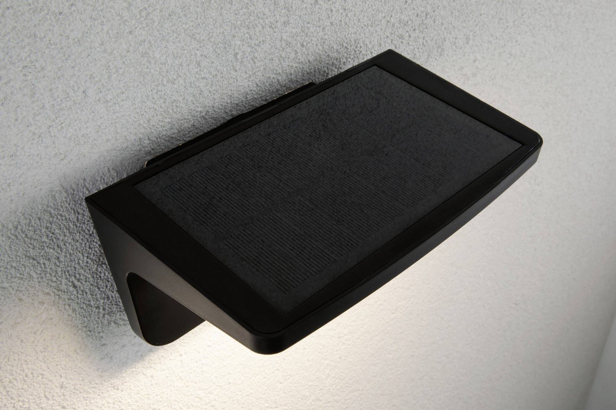 Paulmann 94505 Cyrus Solar-Außenwandleuchte Warmweiß Anthrazit