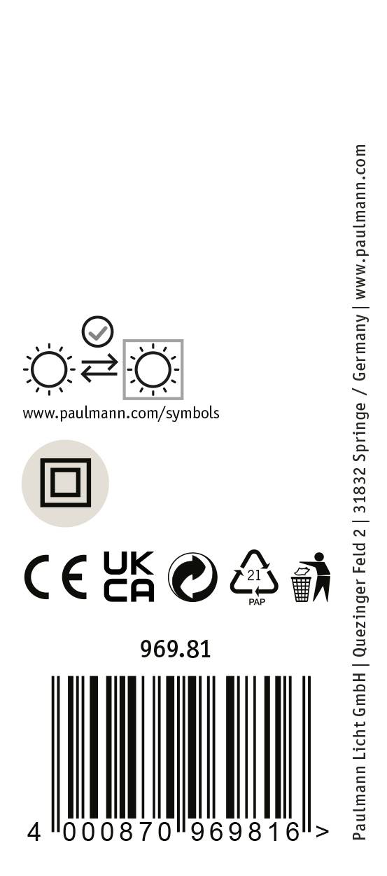 Paulmann Hochvolt-Schienensystem-Leuchte URail E27 Weiß
