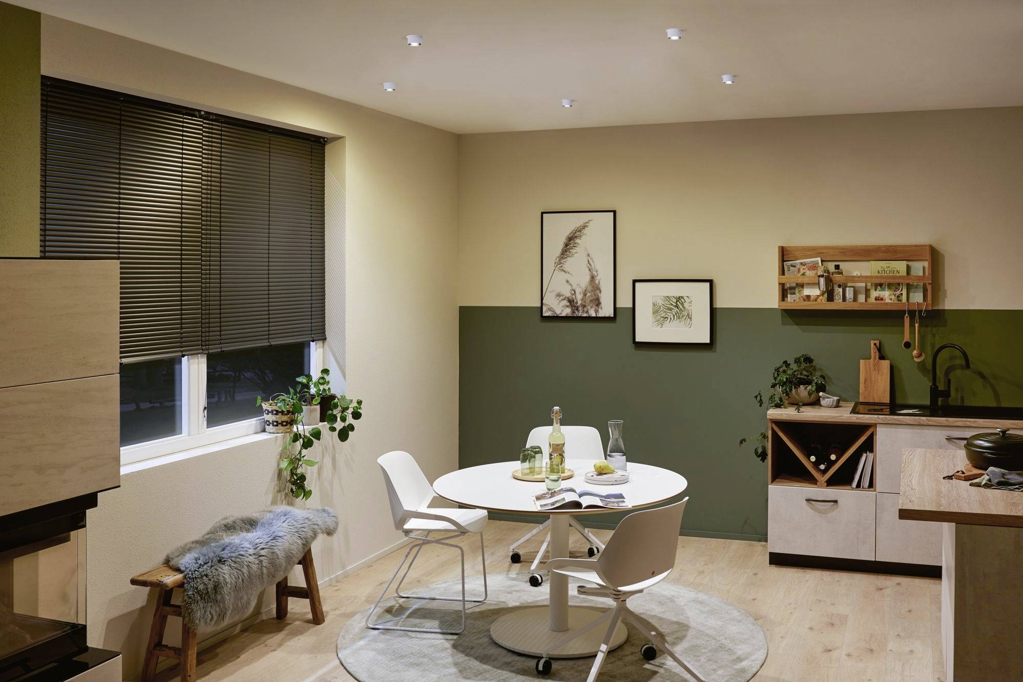 Paulmann 93376 LED-Einbauleuchte LED LED fest eingebaut Weiß (matt), Schwarz (matt)